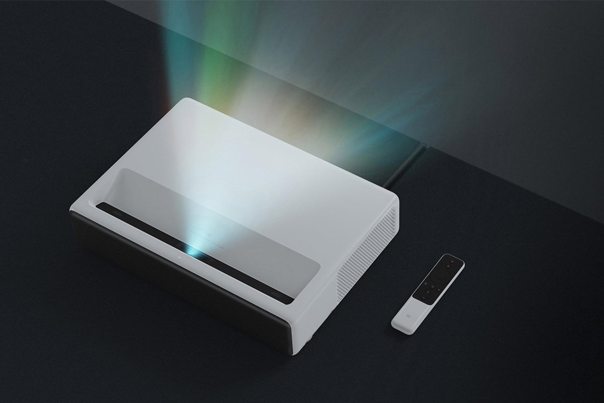 ویدیو پروژکتور شیائومی Xiaomi Mi 4k Laser Projector 150 به همراه ریموت کنترل