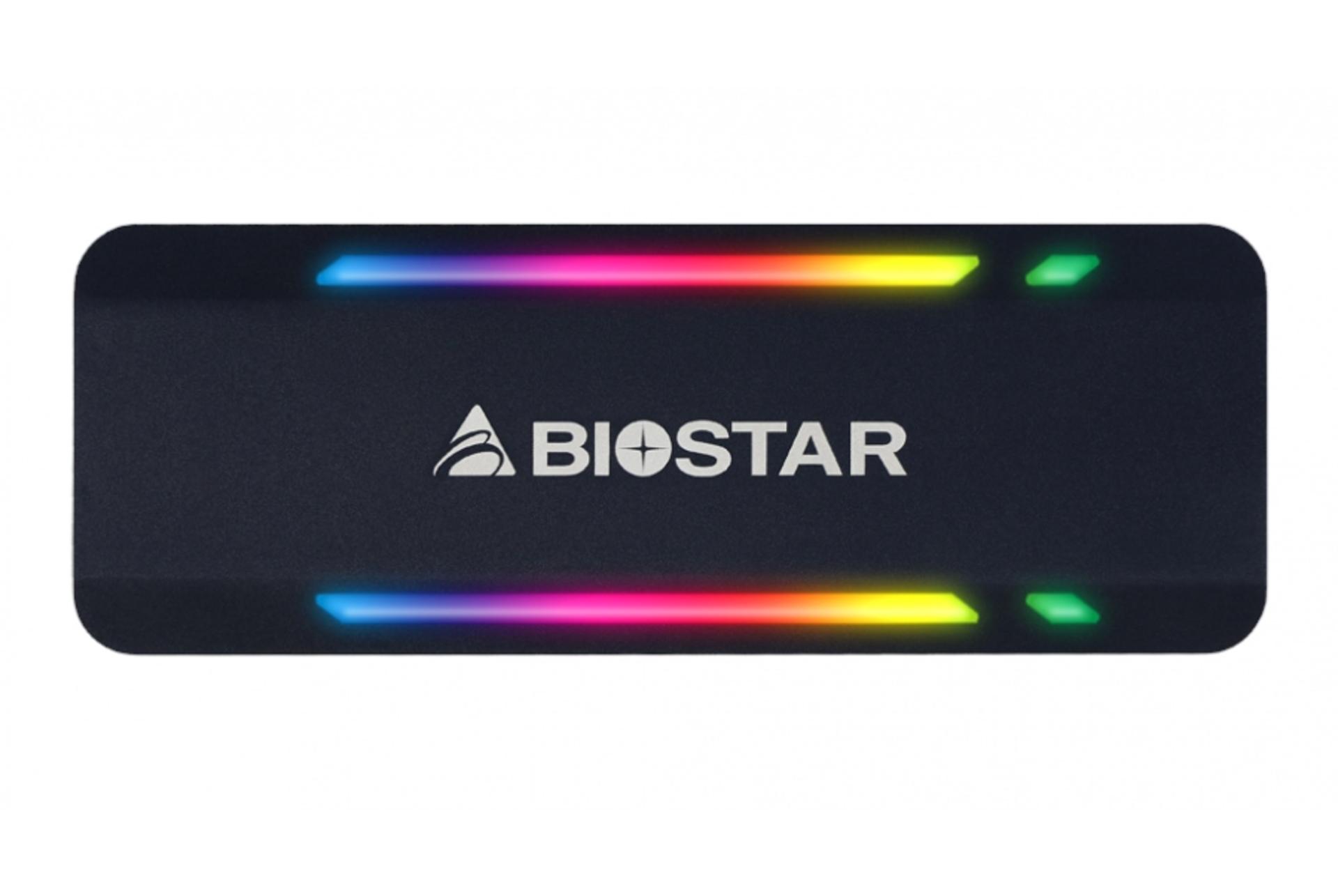 نمای روبرو SSD بایواستار Biostar P500 USB 3.2 Gen 2