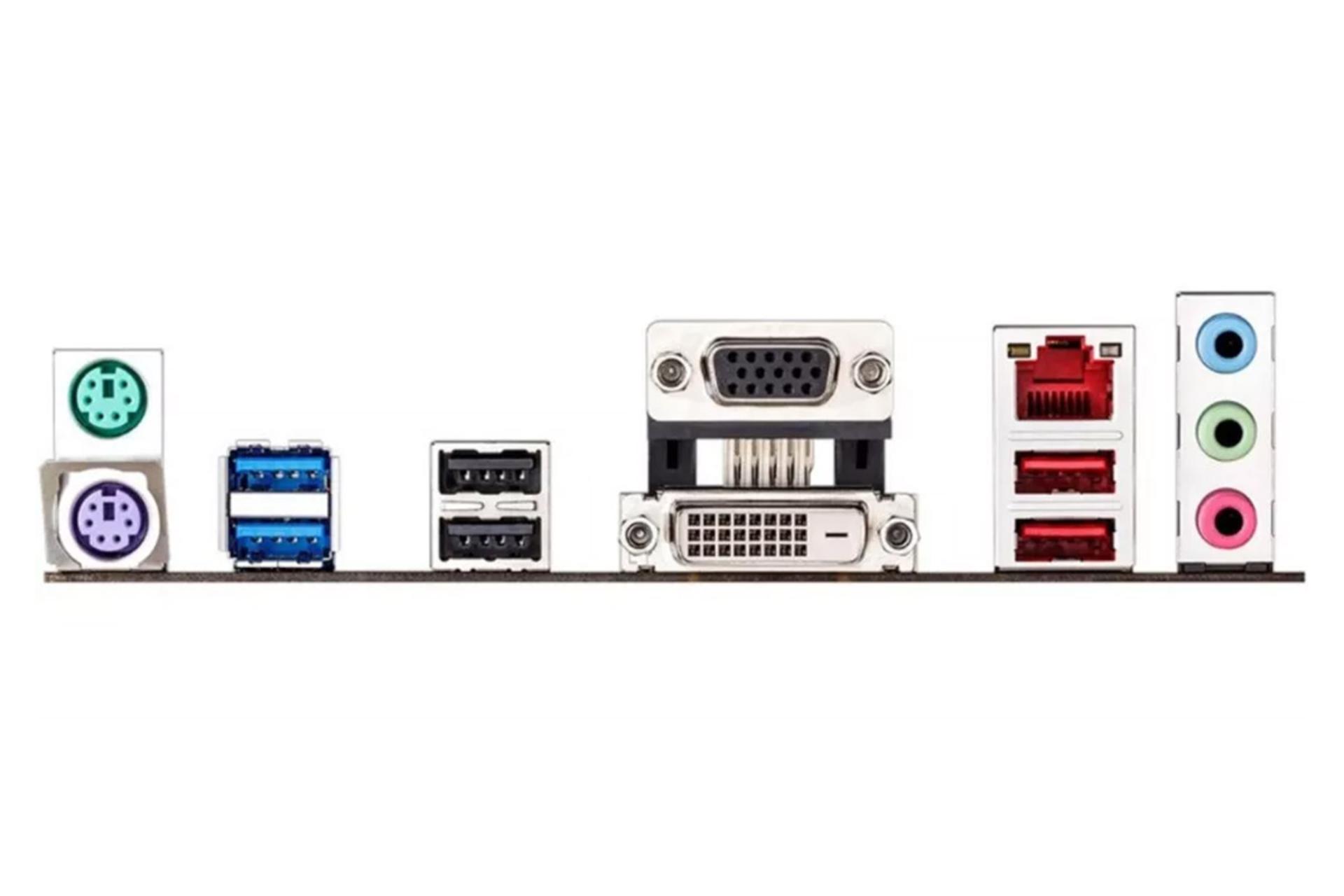 درگاه‌های مادربرد ایسوس ASUS B85M-V5 PLUS