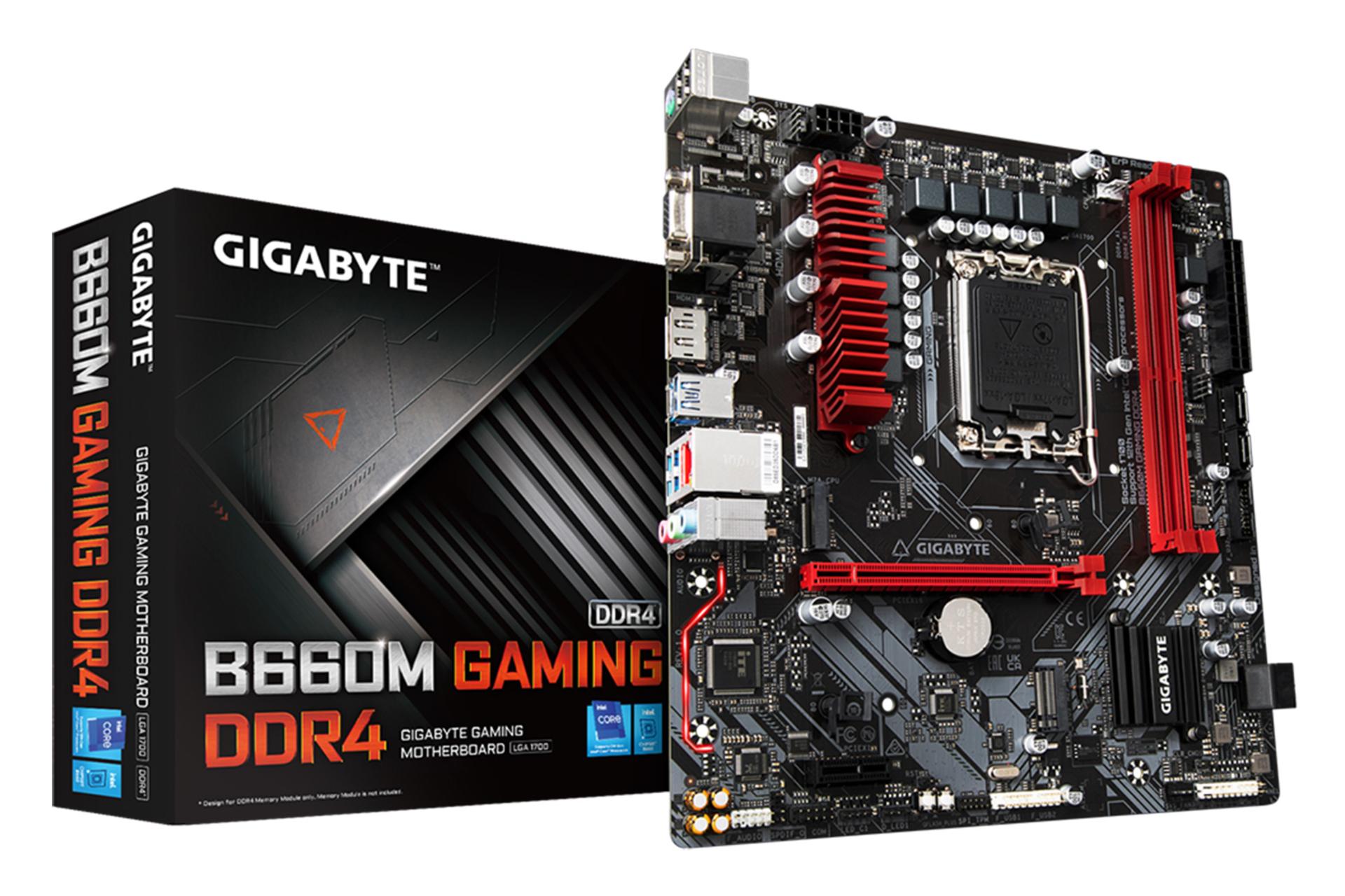 جعبه مادربرد گیگابایت GIGABYTE B660M GAMING DDR4 (rev. 1.0)