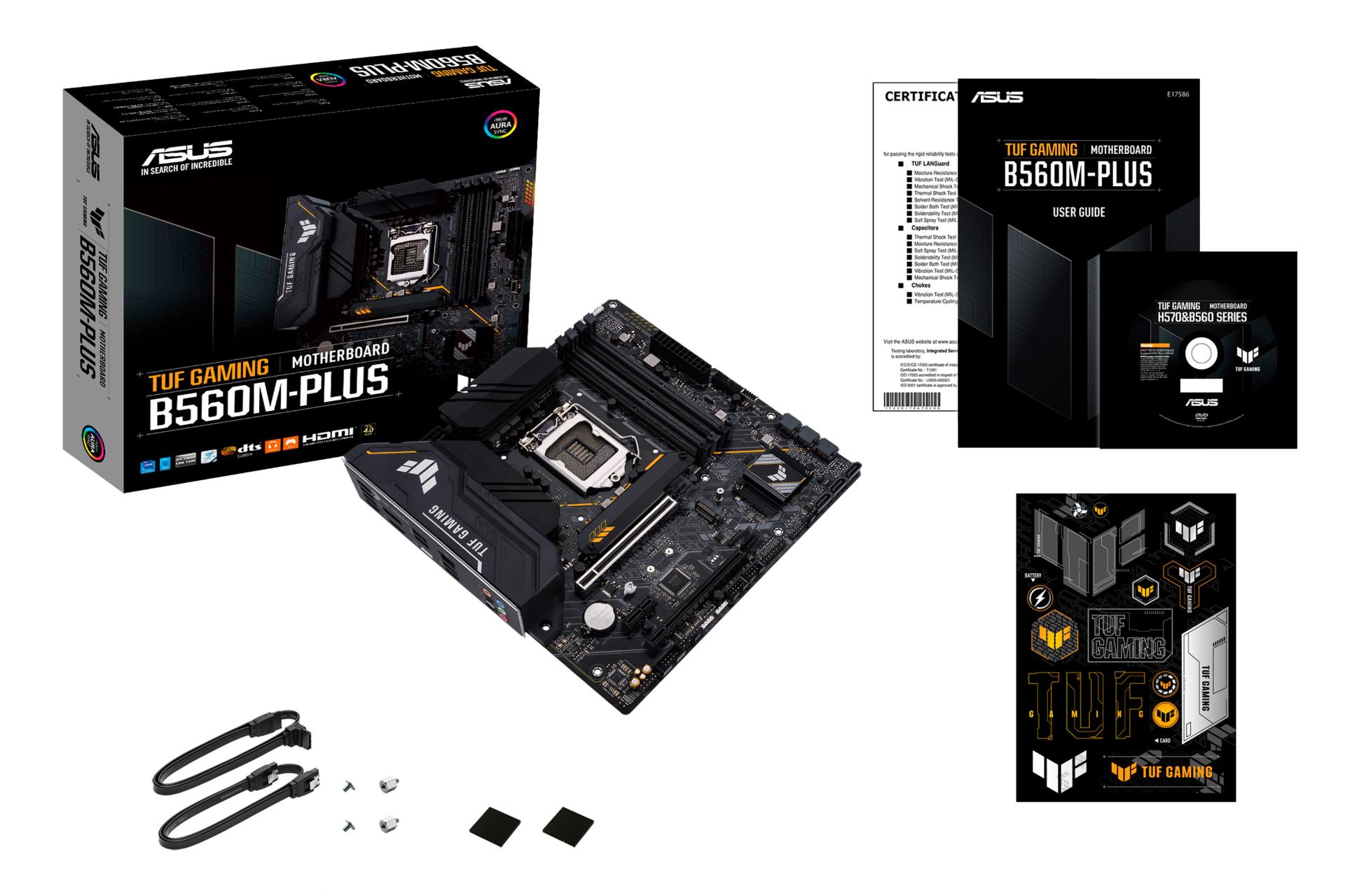 اقلام همراه مادربرد ایسوس ASUS TUF GAMING B560M-PLUS