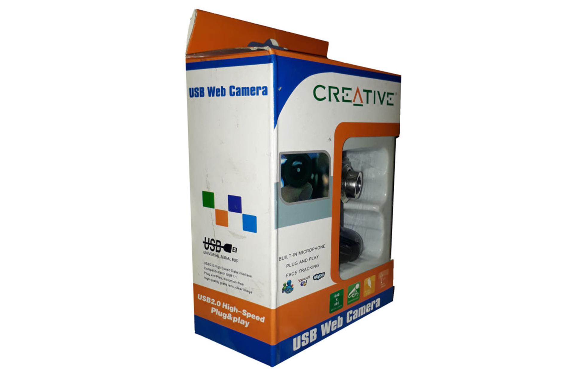 بسته بندی وب کم کریتیو Creative USB Web Camera