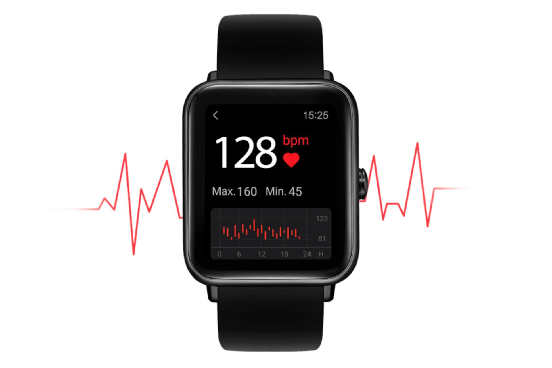 نمای روبرو ساعت هوشمند اورافیت مگا / Orafit Mega