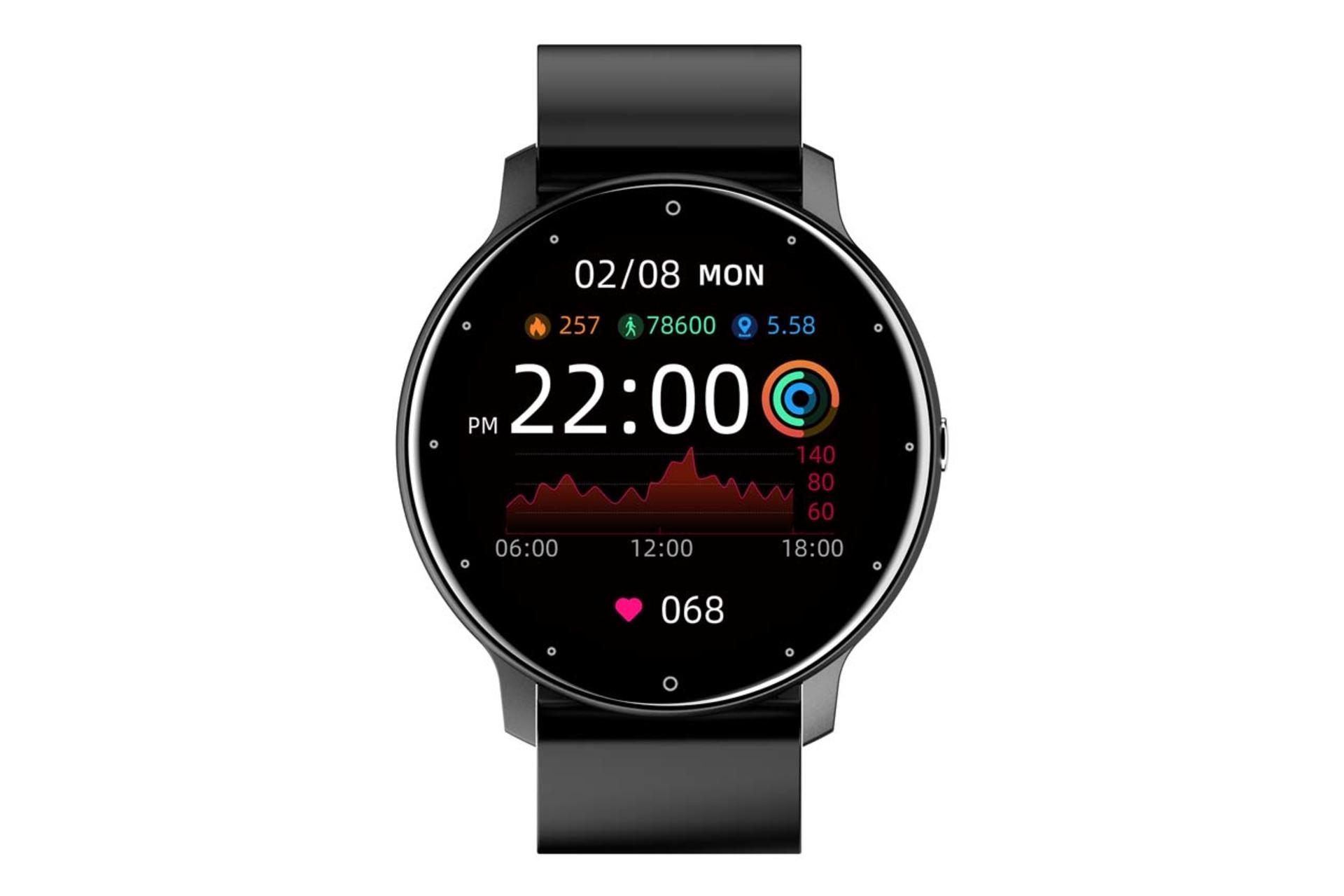 نمای روبرو ساعت هوشمند ایکس سل Xcell Classic 5 GPS مشکی