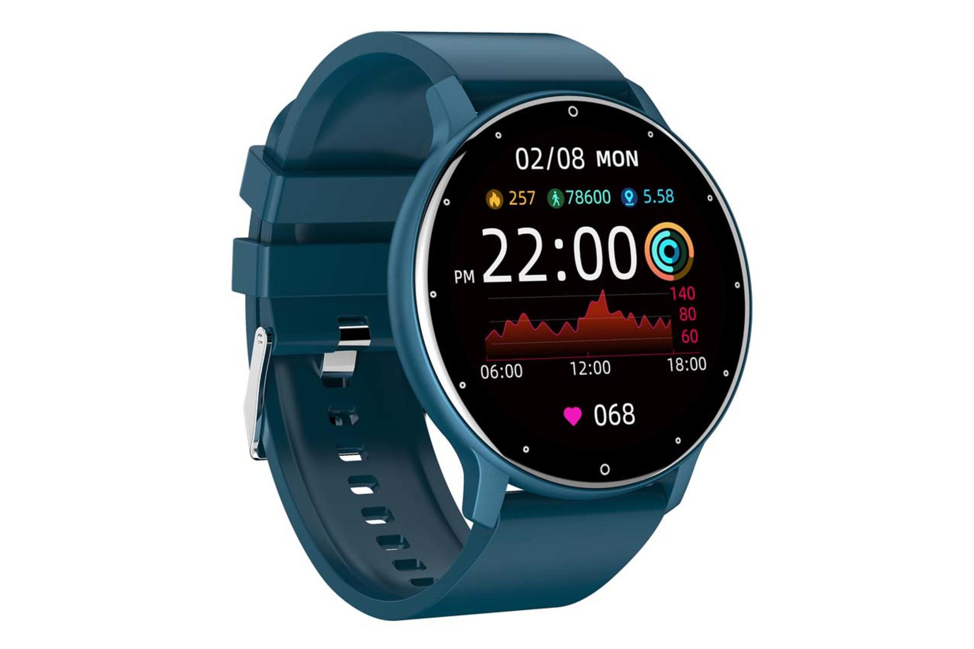 نمای چپ ساعت هوشمند ایکس سل Xcell Classic 5 GPS آبی