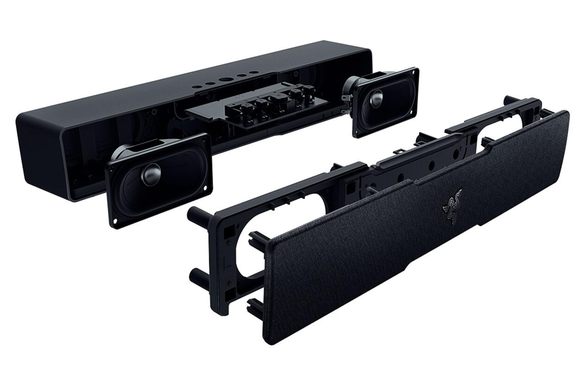 ساندبار ریزر Razer Leviathan V2 X نمای داخل