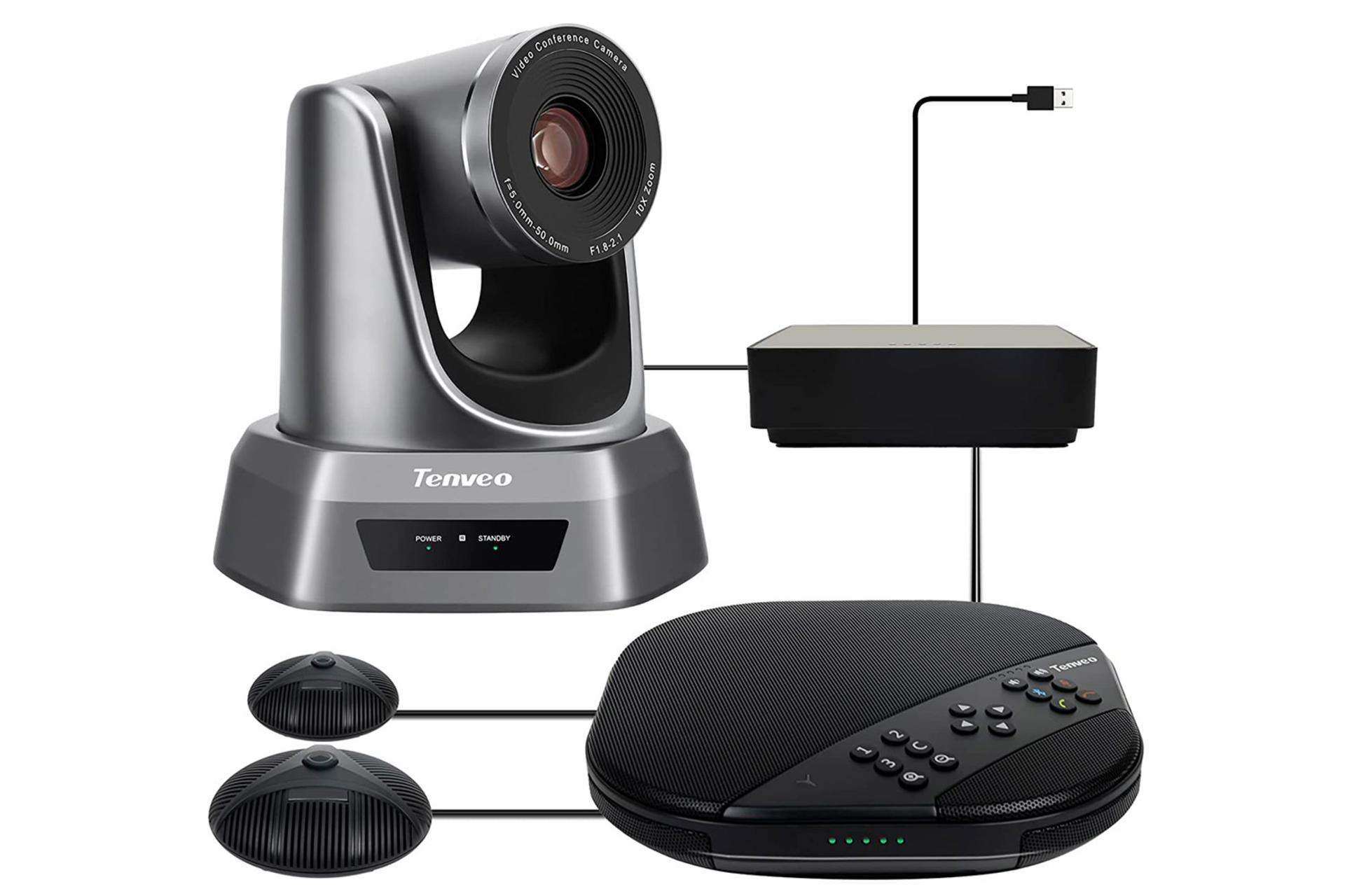 وبکم تنواو Tenveo VA3000E به همراه هاب و اسپیکرفون