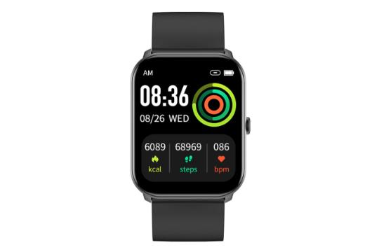 نمای روبرو ساعت هوشمند ایمیلب W01 شیائومی / Xiaomi IMILAB W01 مشکی
