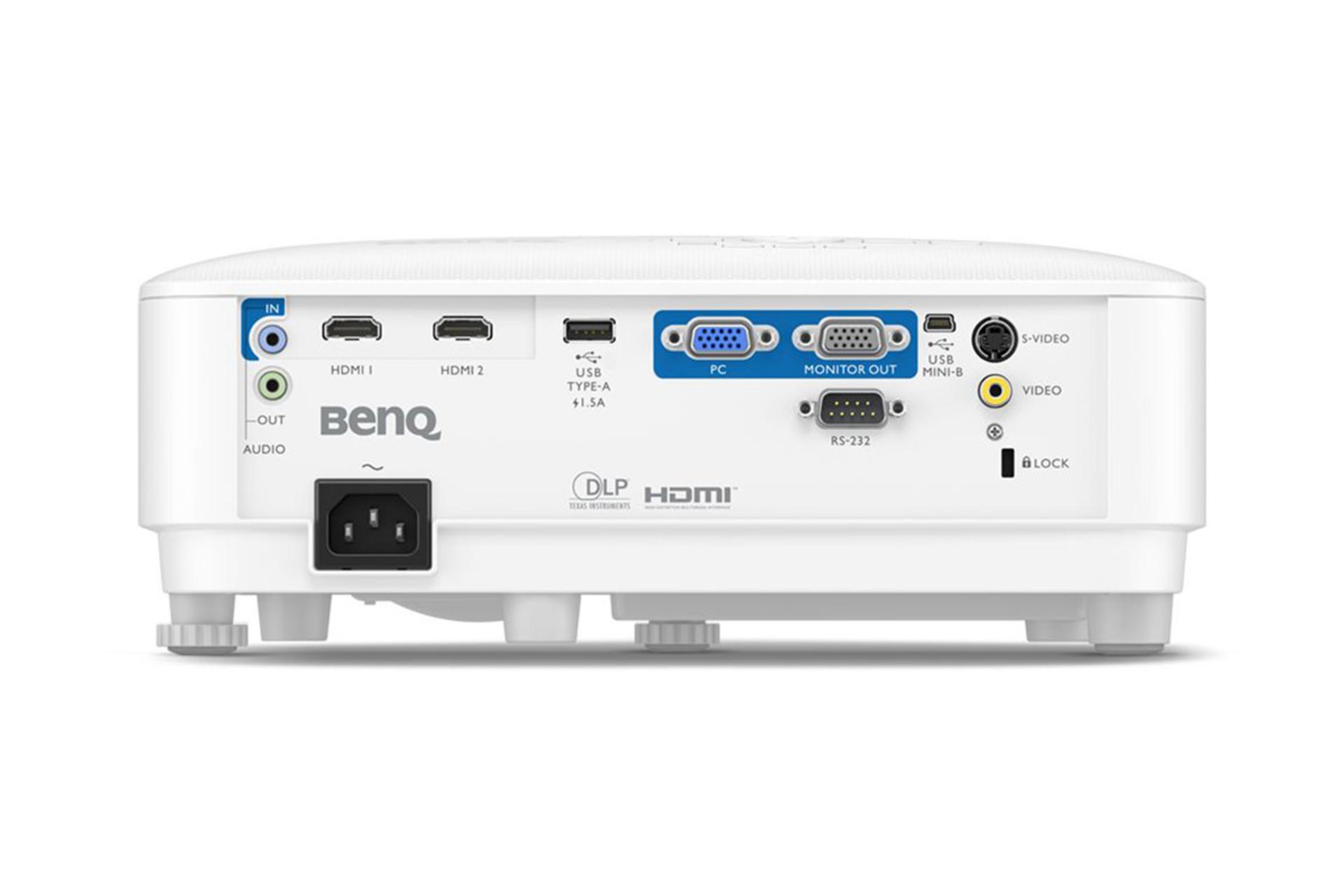 ویدیو پروژکتور بنکیو BenQ MS560  نمای پشت