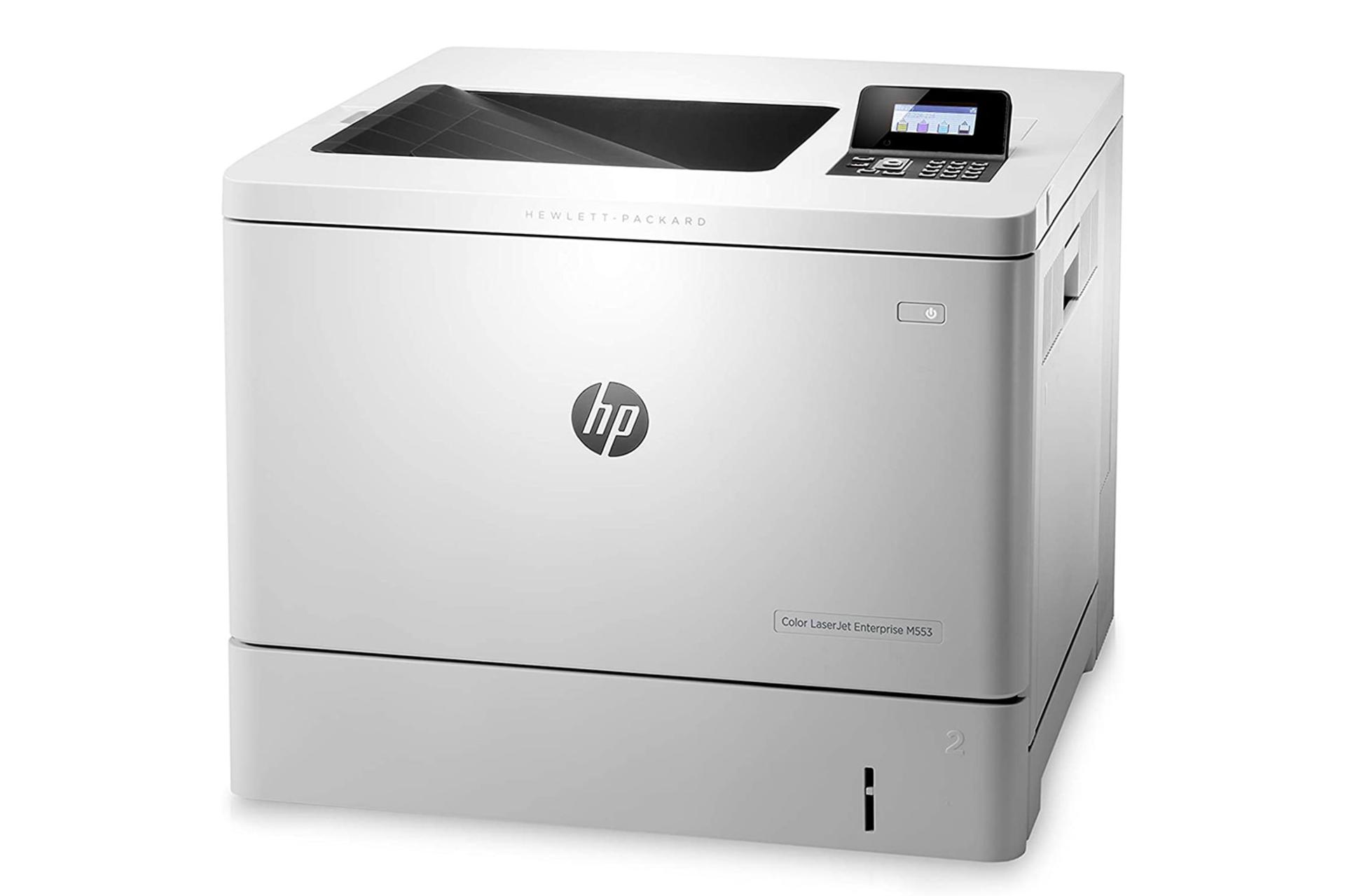 پرینتر اچ پی HP Color LaserJet Enterprise M553dn نمای جلو