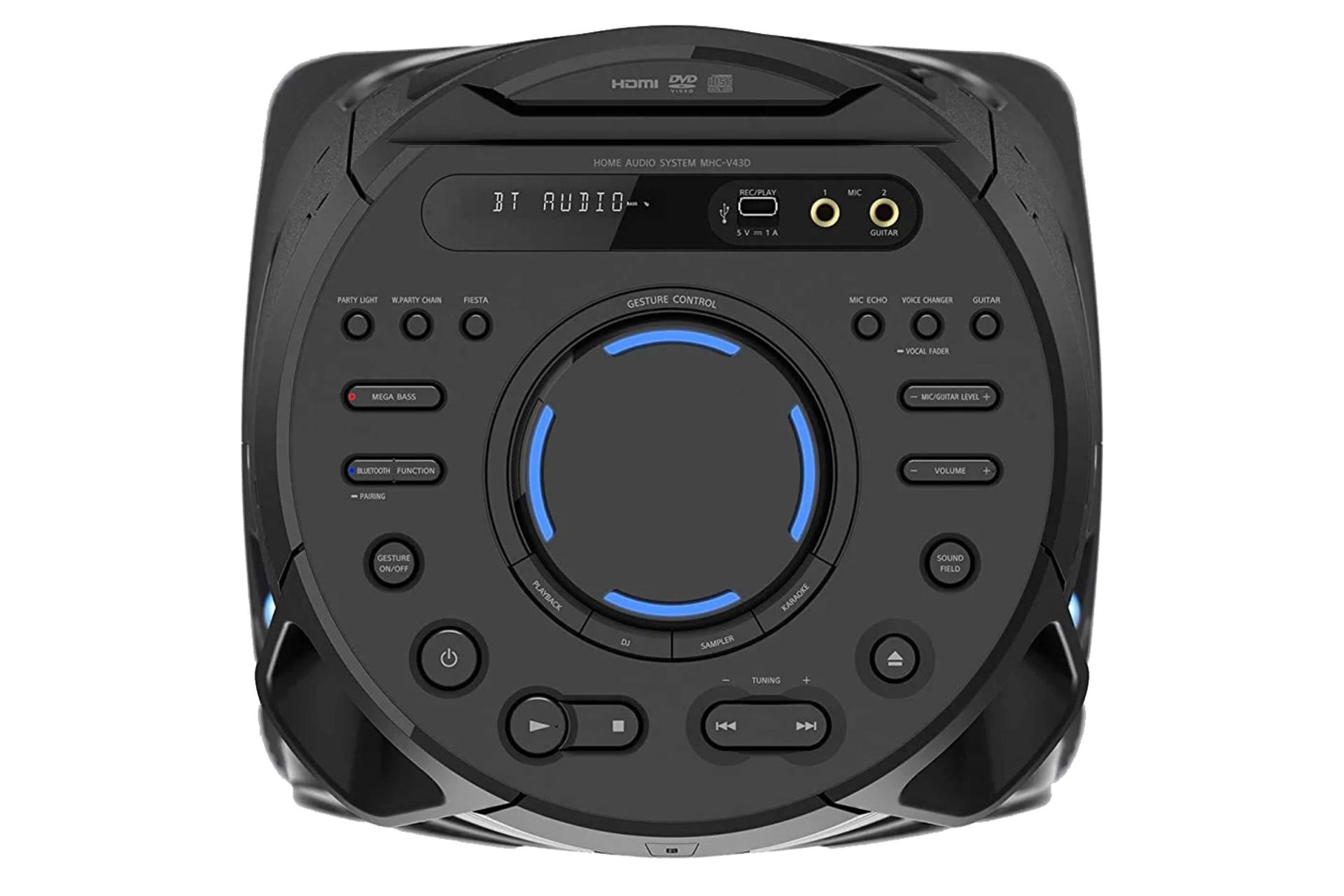 اسپیکر سونی Sony MHC-V43D نمای بالا