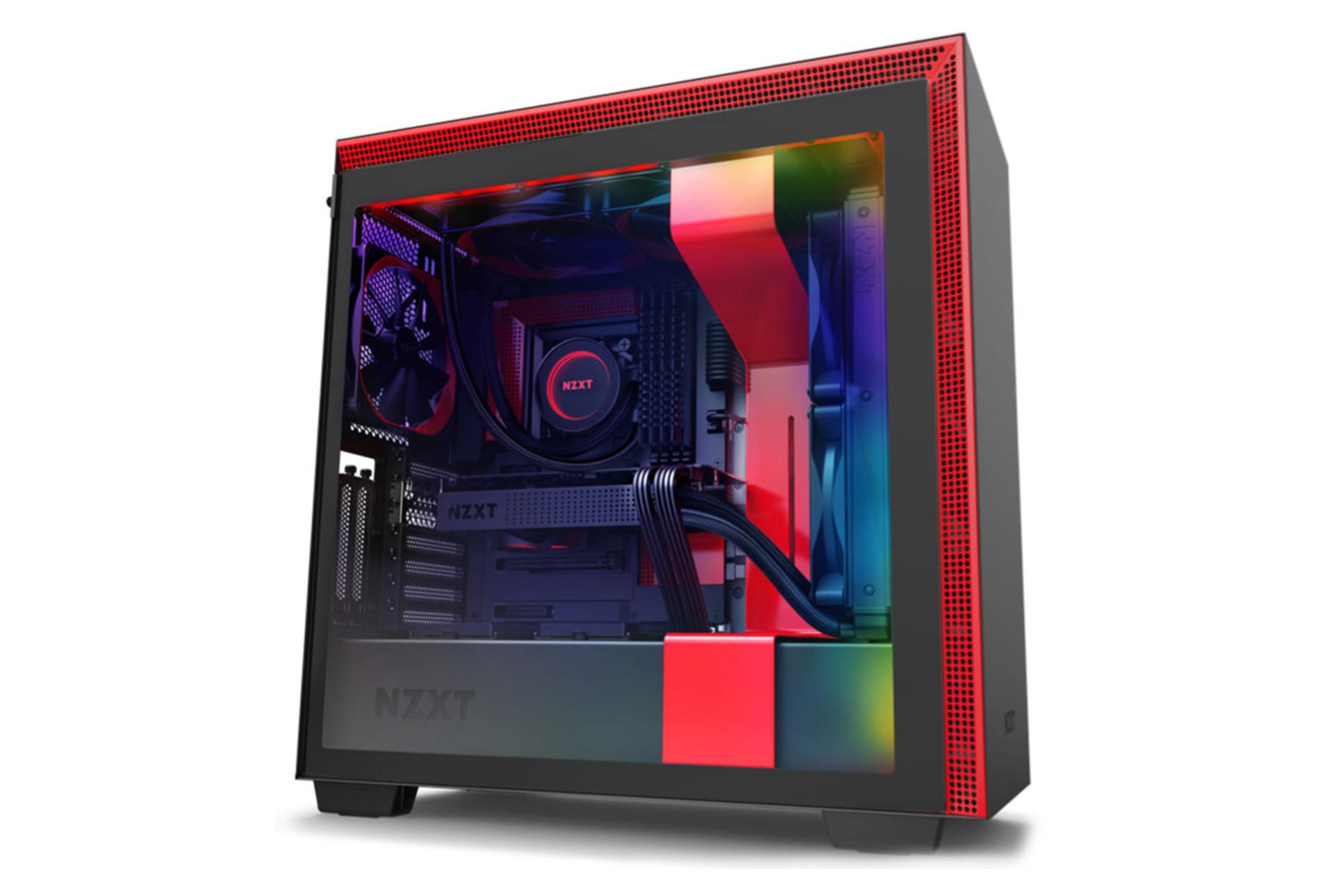 خنک کننده مایع در کیس کامپیوتر ان زی ایکس تی H710i