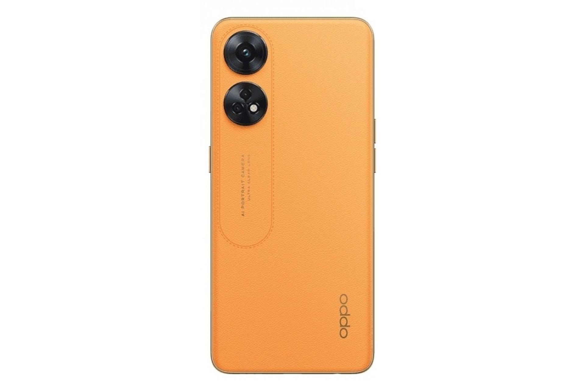 پنل پشت گوشی موبایل اوپو Oppo Reno8 T نارنجی