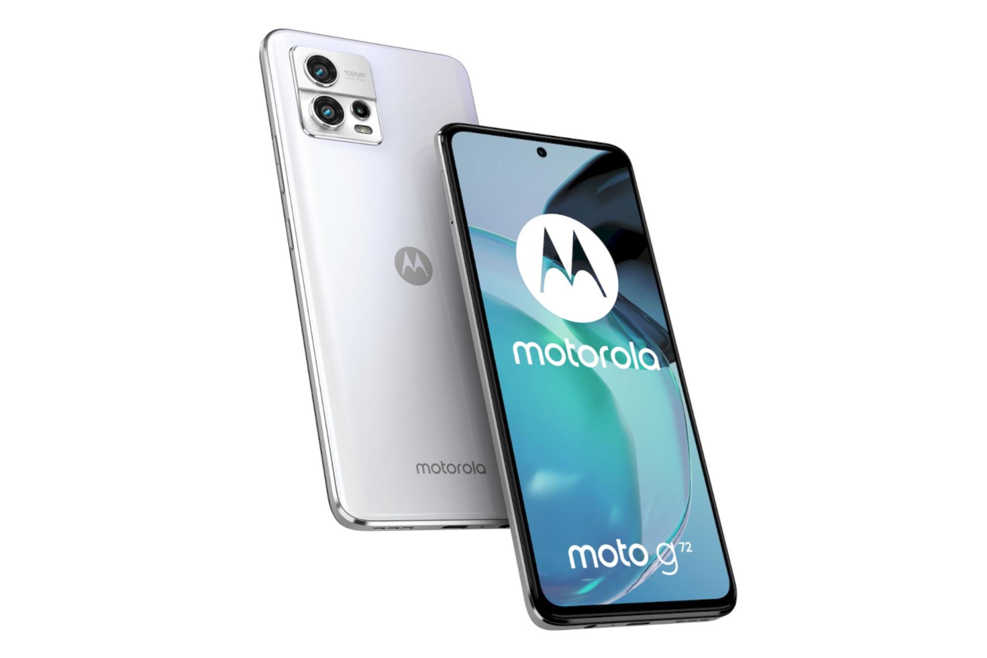 گوشی موبایل موتو G72 موتورولا / Motorola Moto G72 سفید