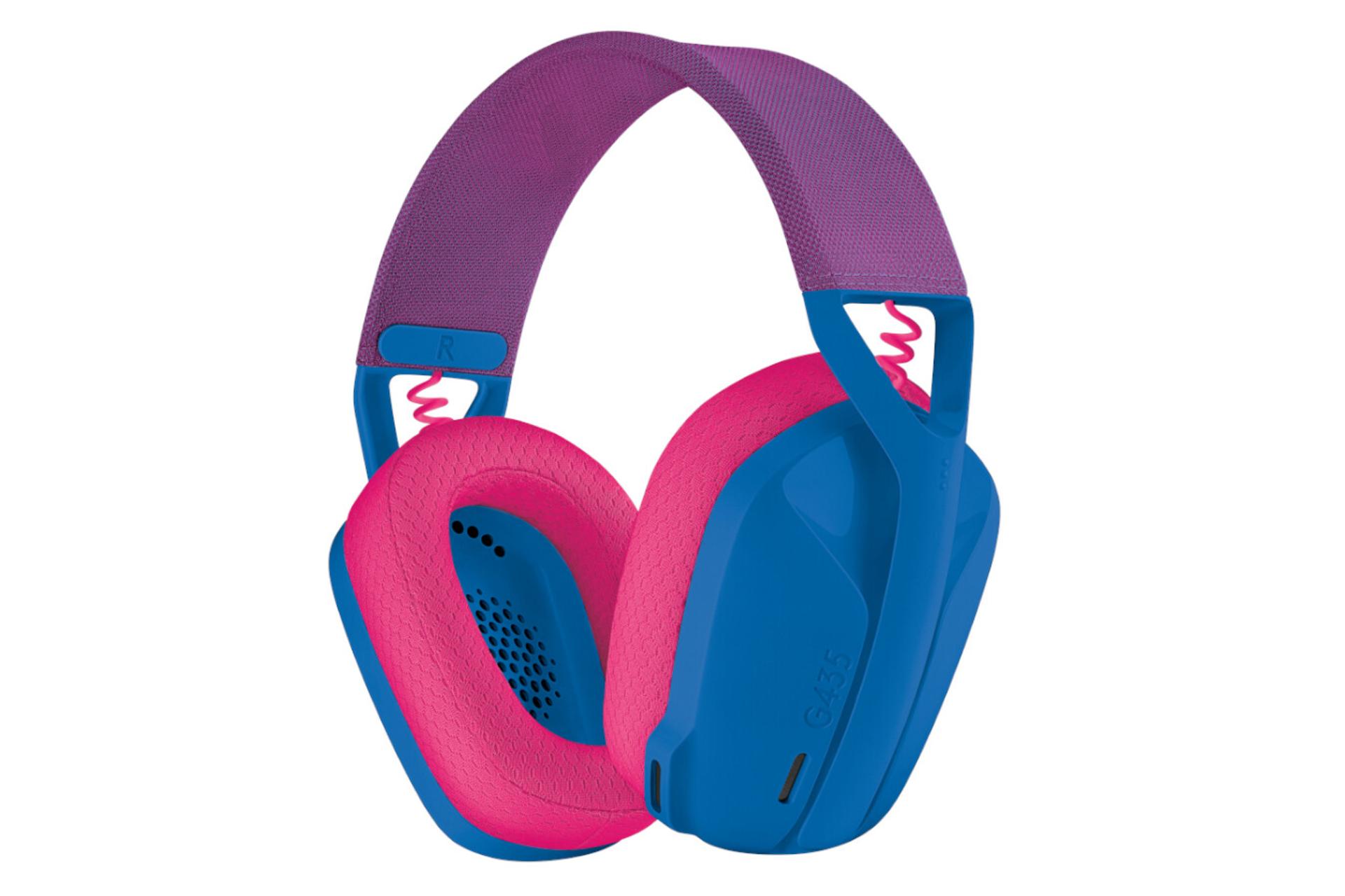 هدست گیمینگ لاجیتک Logitech G435 آبی و قرمز