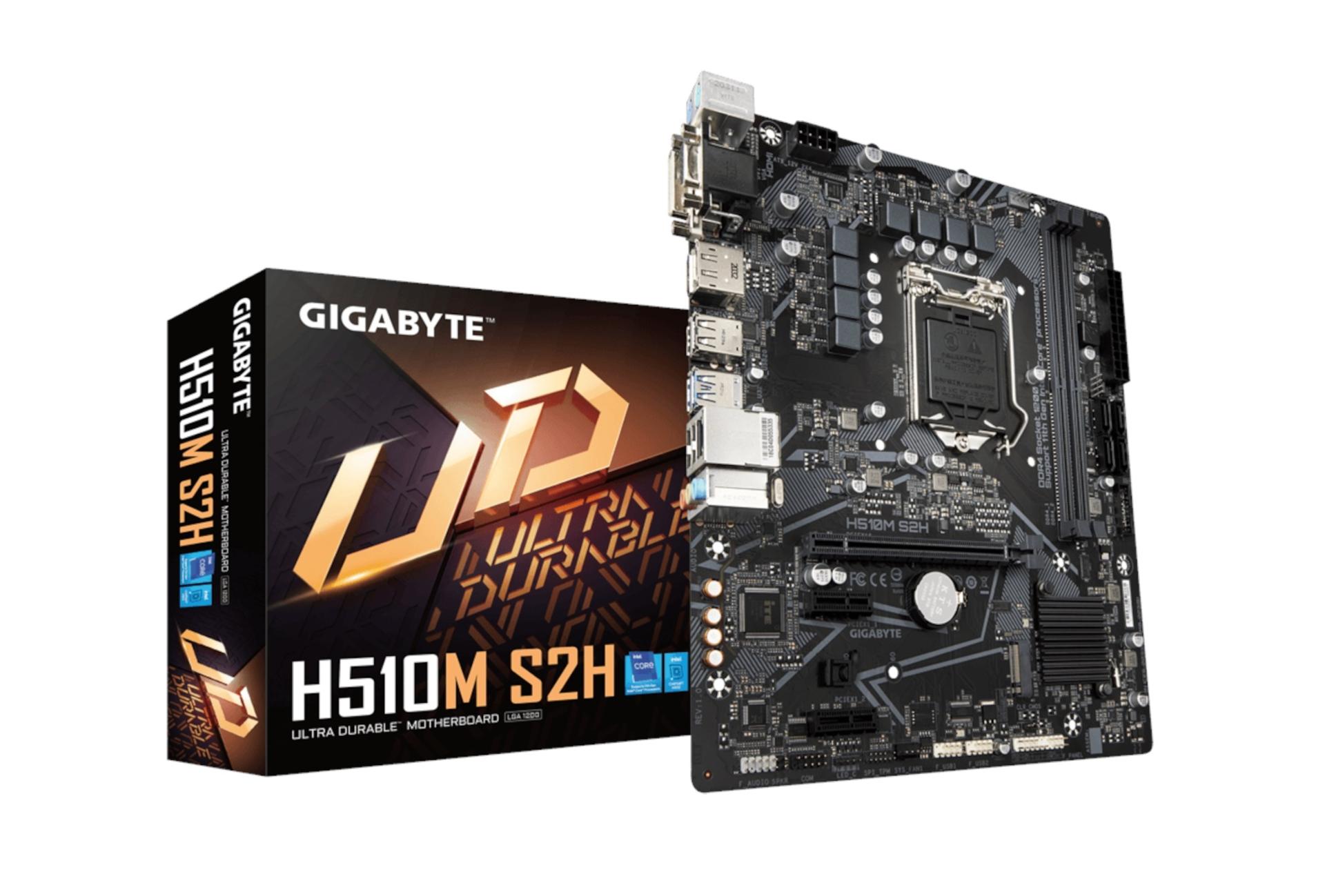 جعبه مادربرد گیگابایت GIGABYTE H510M S2H (rev. 1.0)
