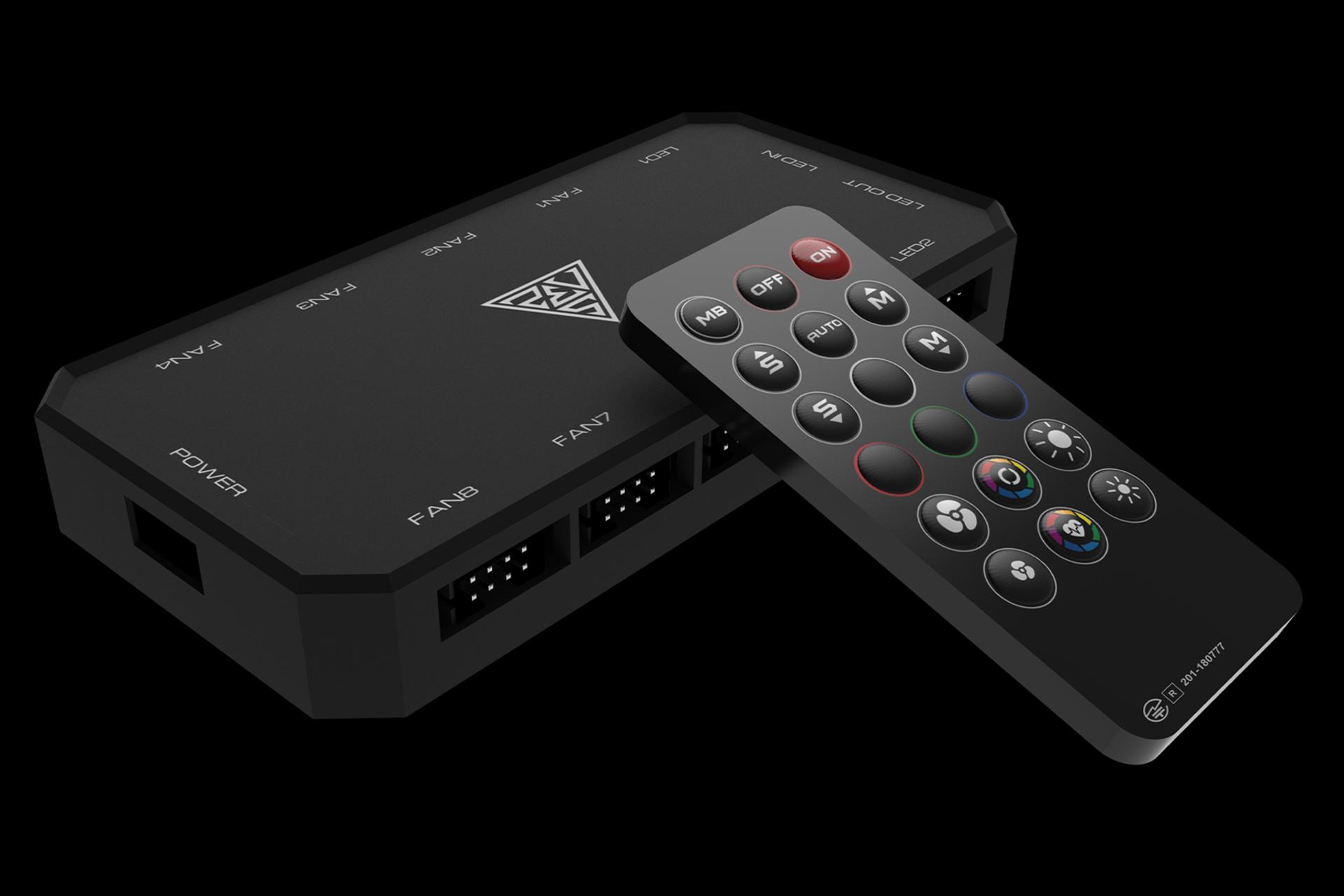 کنترلر و هاب همراه فن کیس گیم دیاس AEOLUS M2-1205R 5-Pack