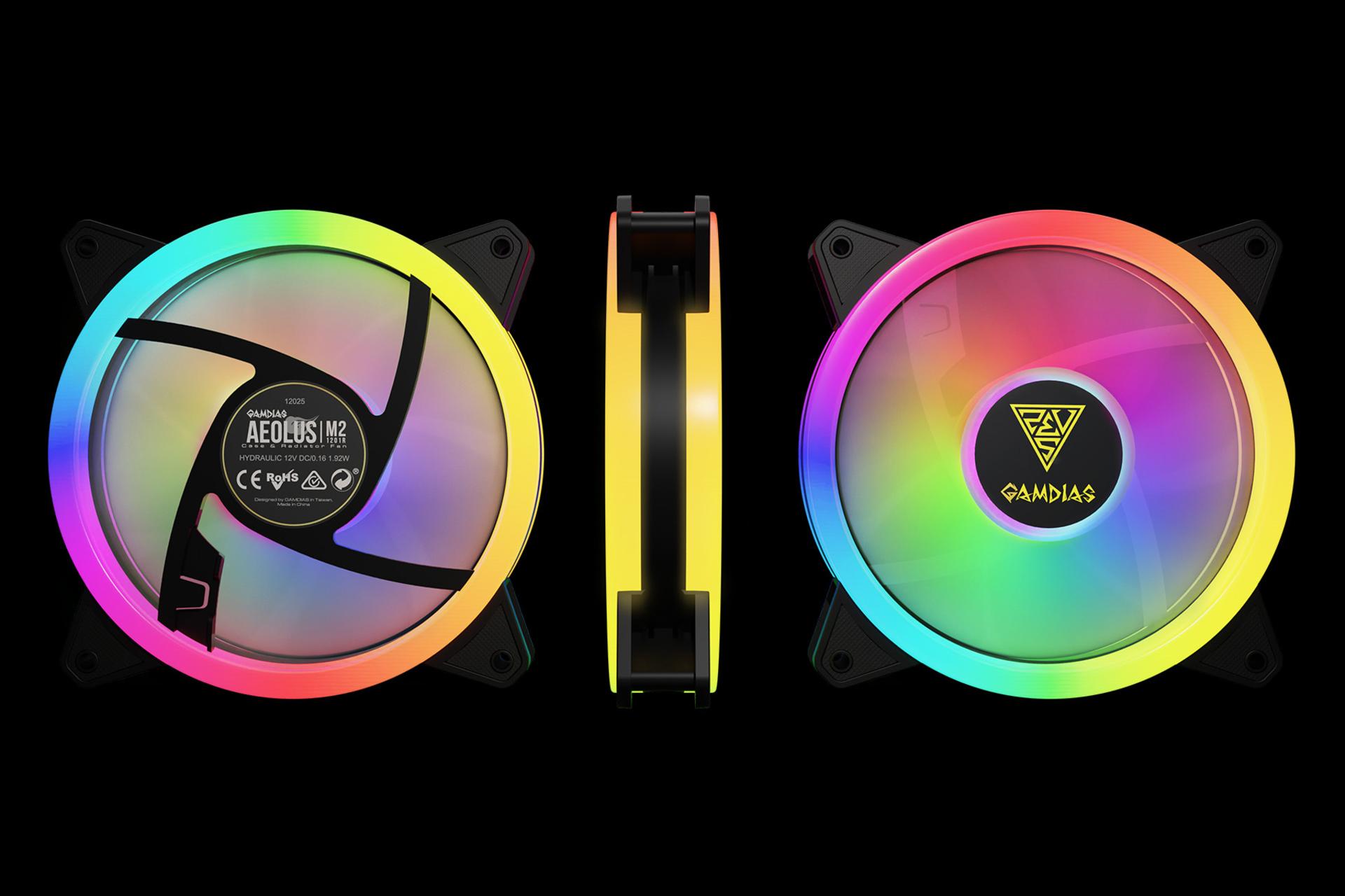 فن کیس گیم دیاس AEOLUS M2-1205R 5-Pack