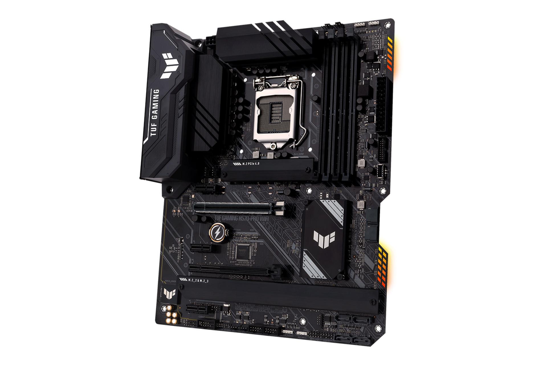 مادربرد ایسوس TUF GAMING H570-PRO نمای جانبی