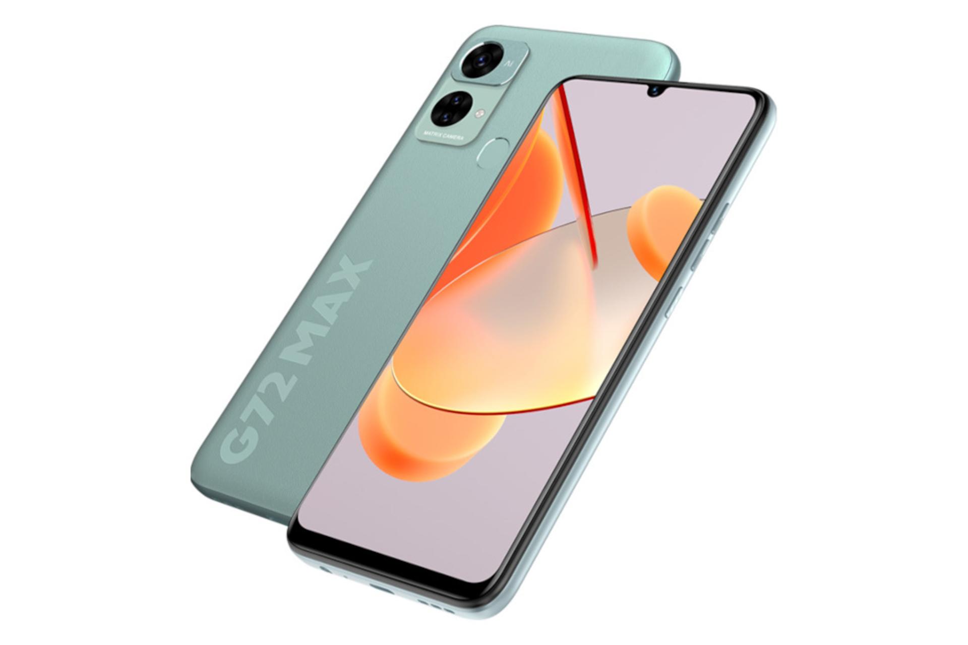 نمای جانبی گوشی موبایل G72 مکس بلو / BLU G72 Max سبز