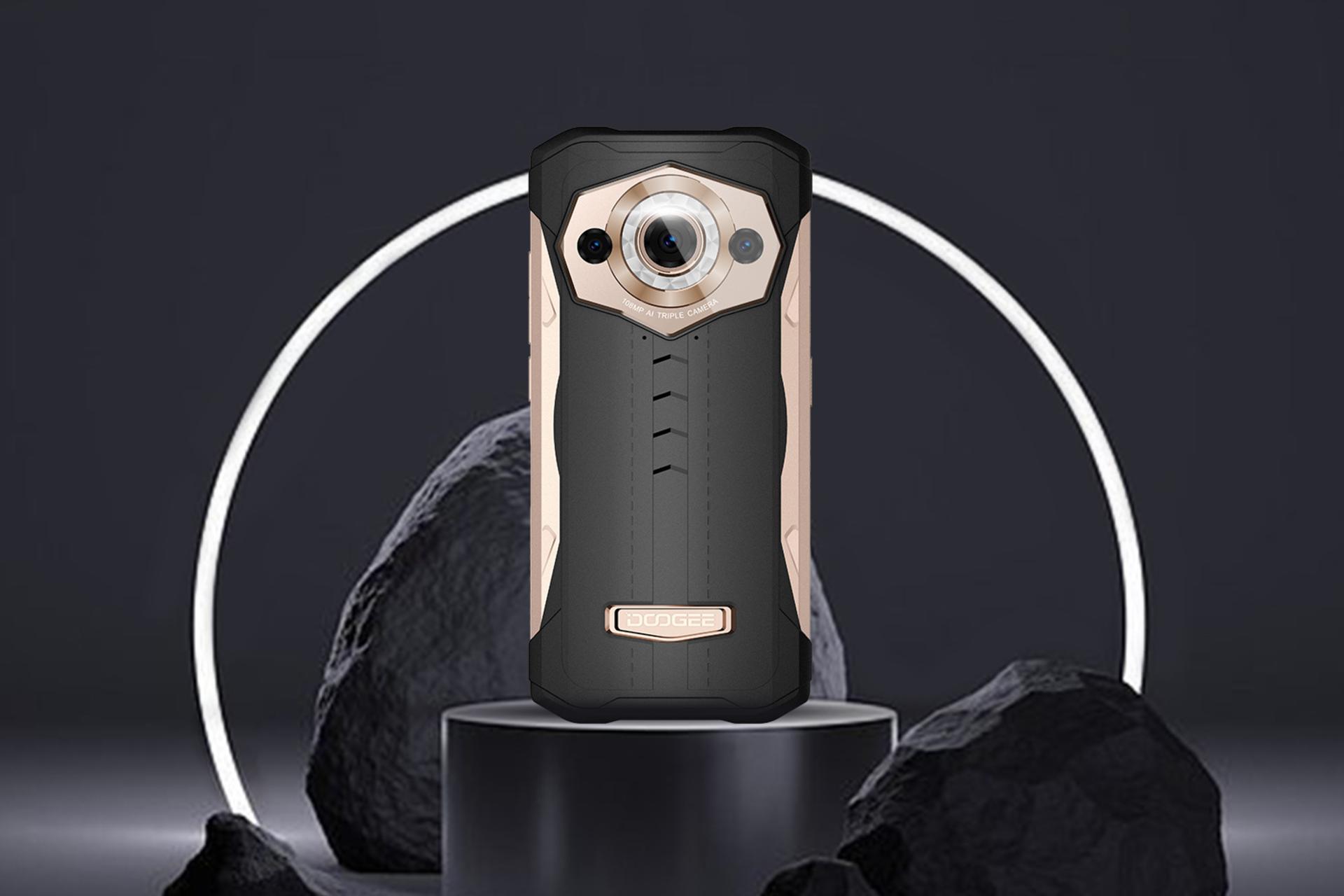 پنل پشت گوشی موبایل دوجی Doogee S99 مشکی و طلایی