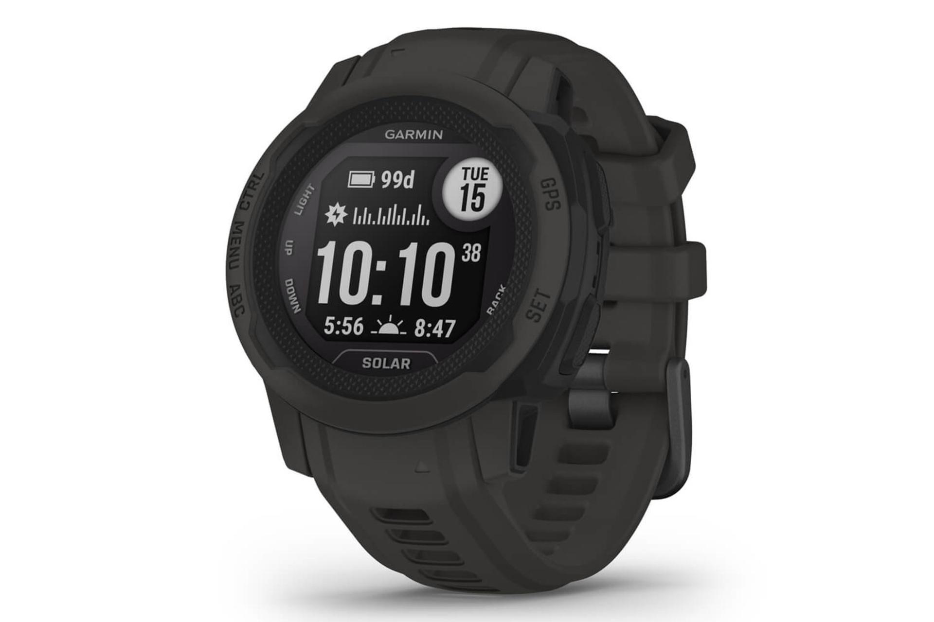 ساعت هوشمند گارمین Garmin Instinct 2S Solar 40mm مدل 40 میلی‌متری مشکی