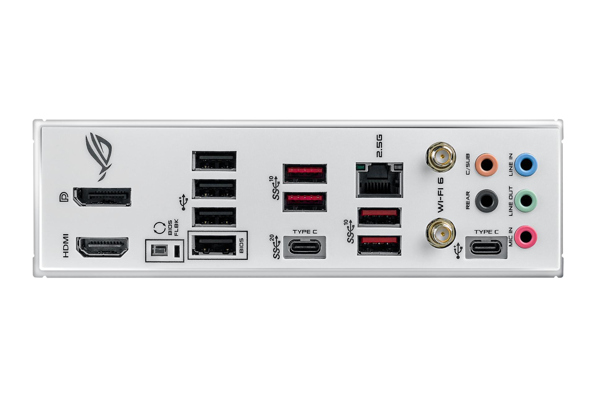 درگاه‌های مادربرد ایسوس ASUS ROG STRIX Z590-A GAMING WIFI II