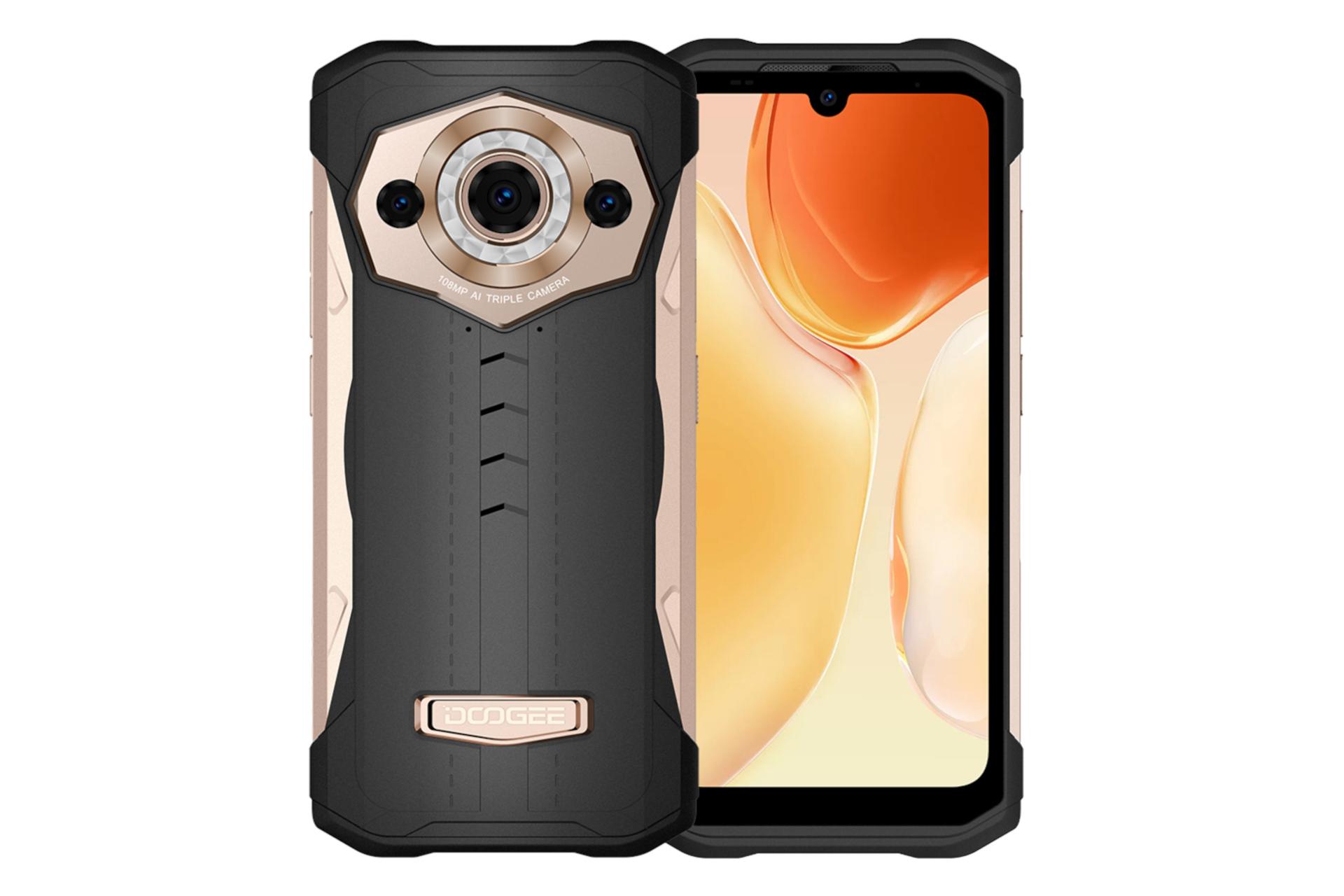 گوشی موبایل دوجی Doogee S99 مشکی و طلایی