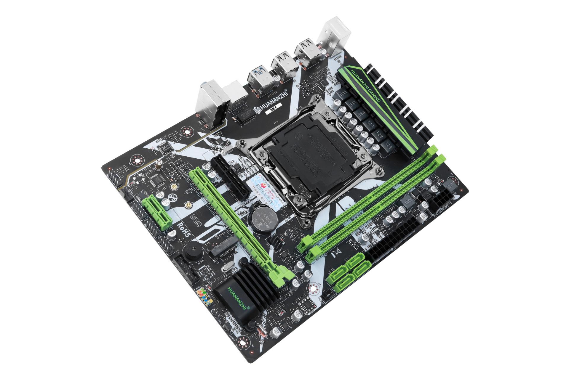 نمای کناری مادربرد هوانانژی Huananzhi X99-8M-F