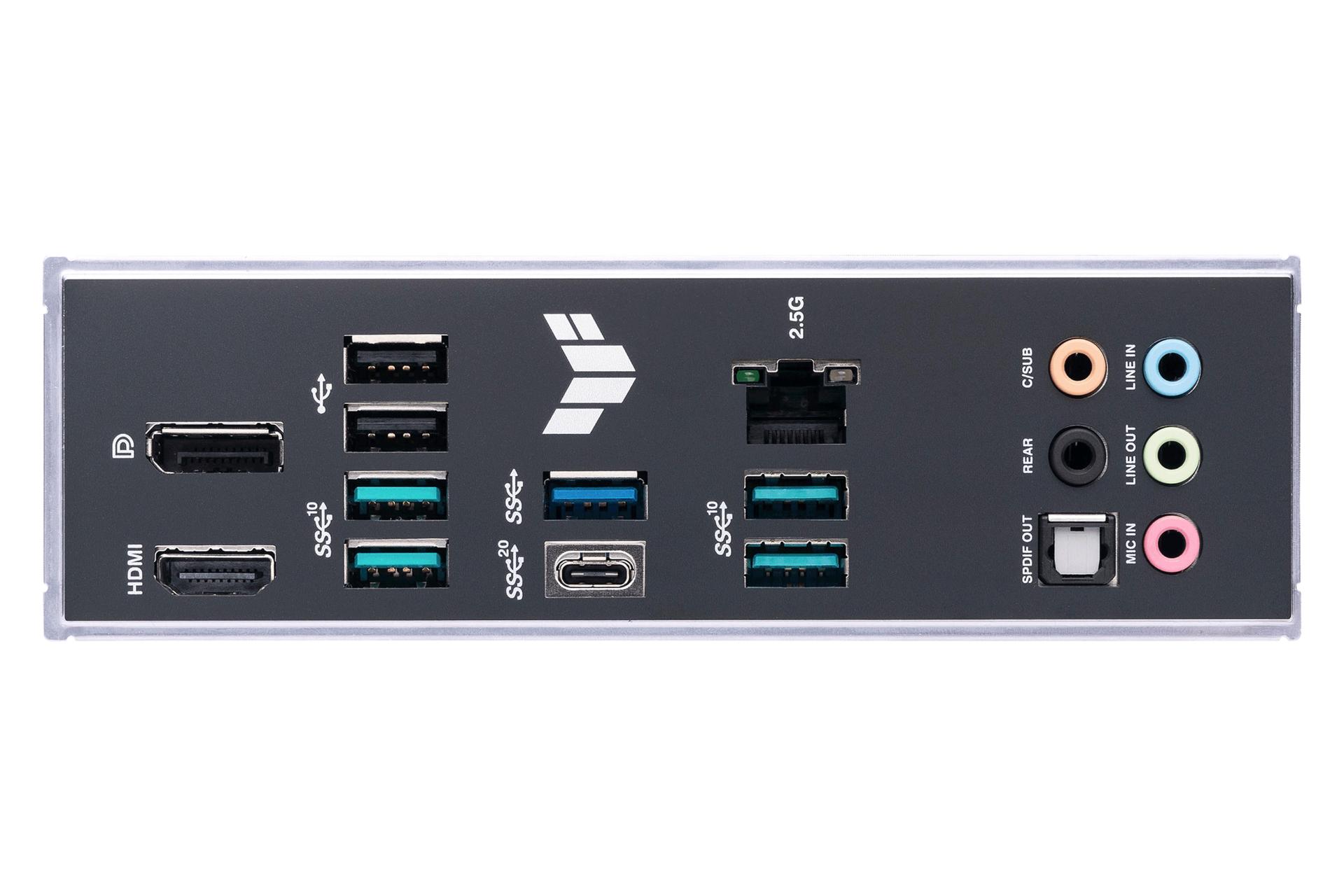 درگاه‌های مادربرد ایسوس ASUS TUF GAMING B760M-PLUS D4