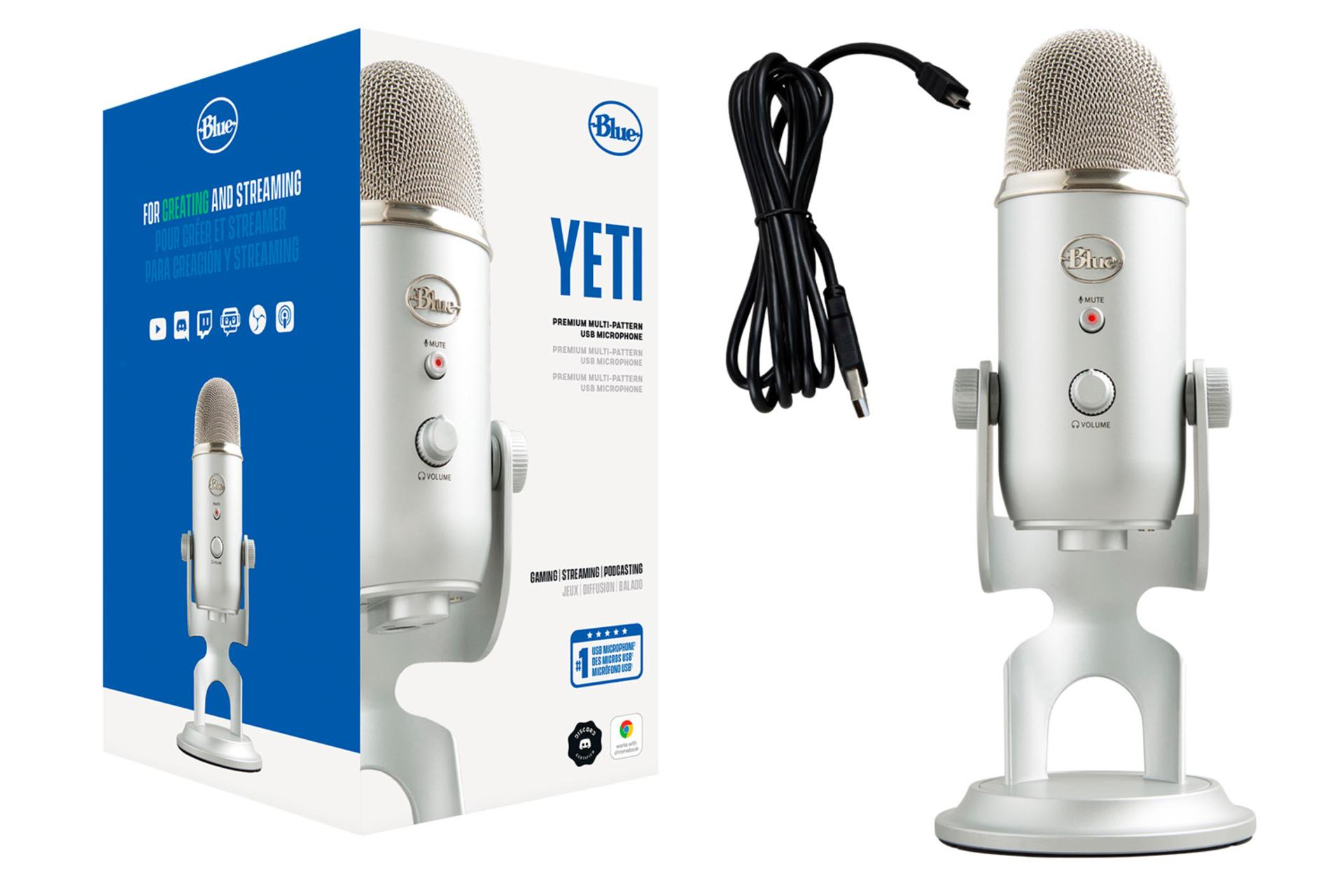 اقلام همراه میکروفون بلو Blue yeti