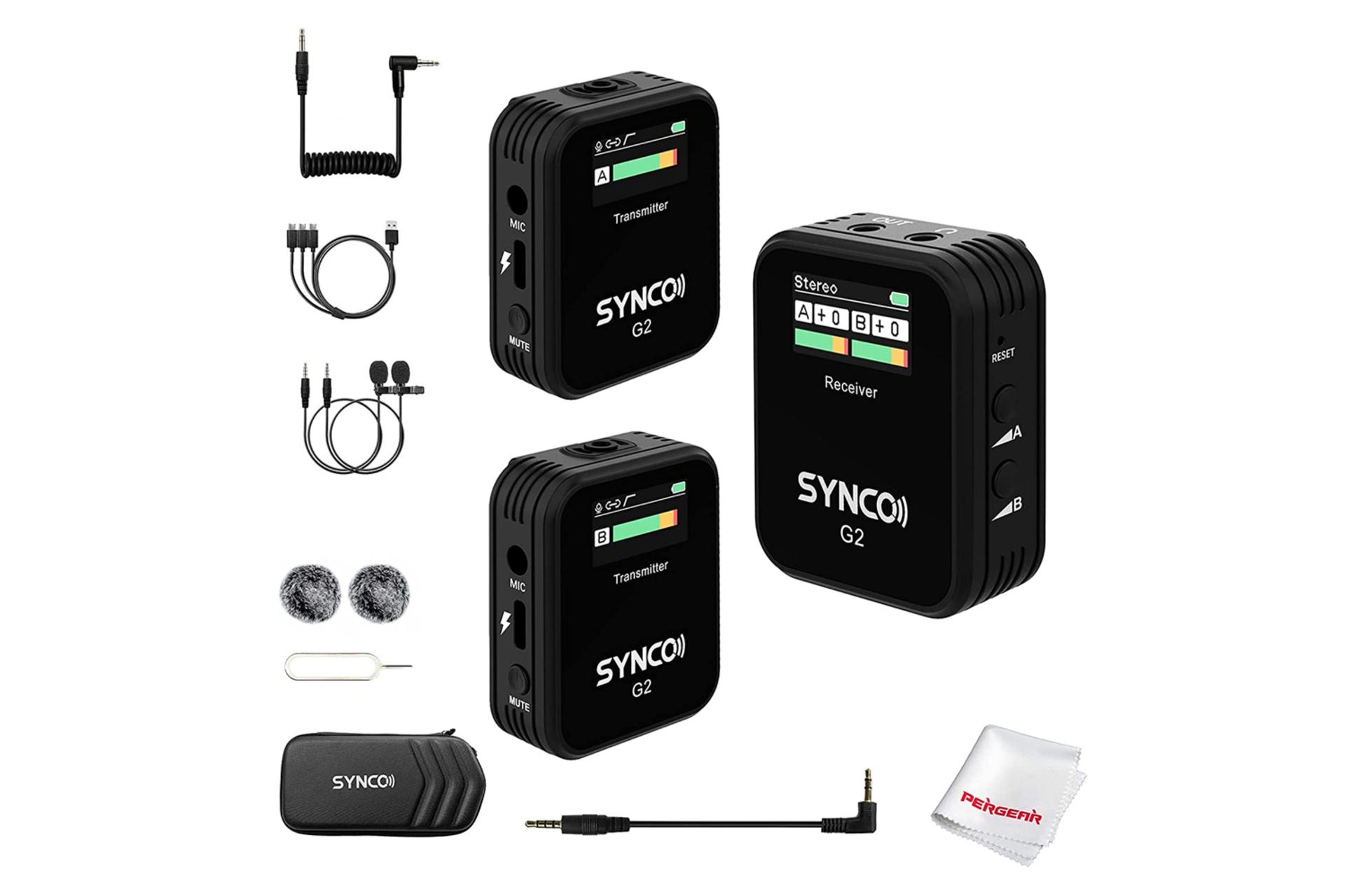 اقلام همراه میکروفون سینکو SYNCO G2(A2)