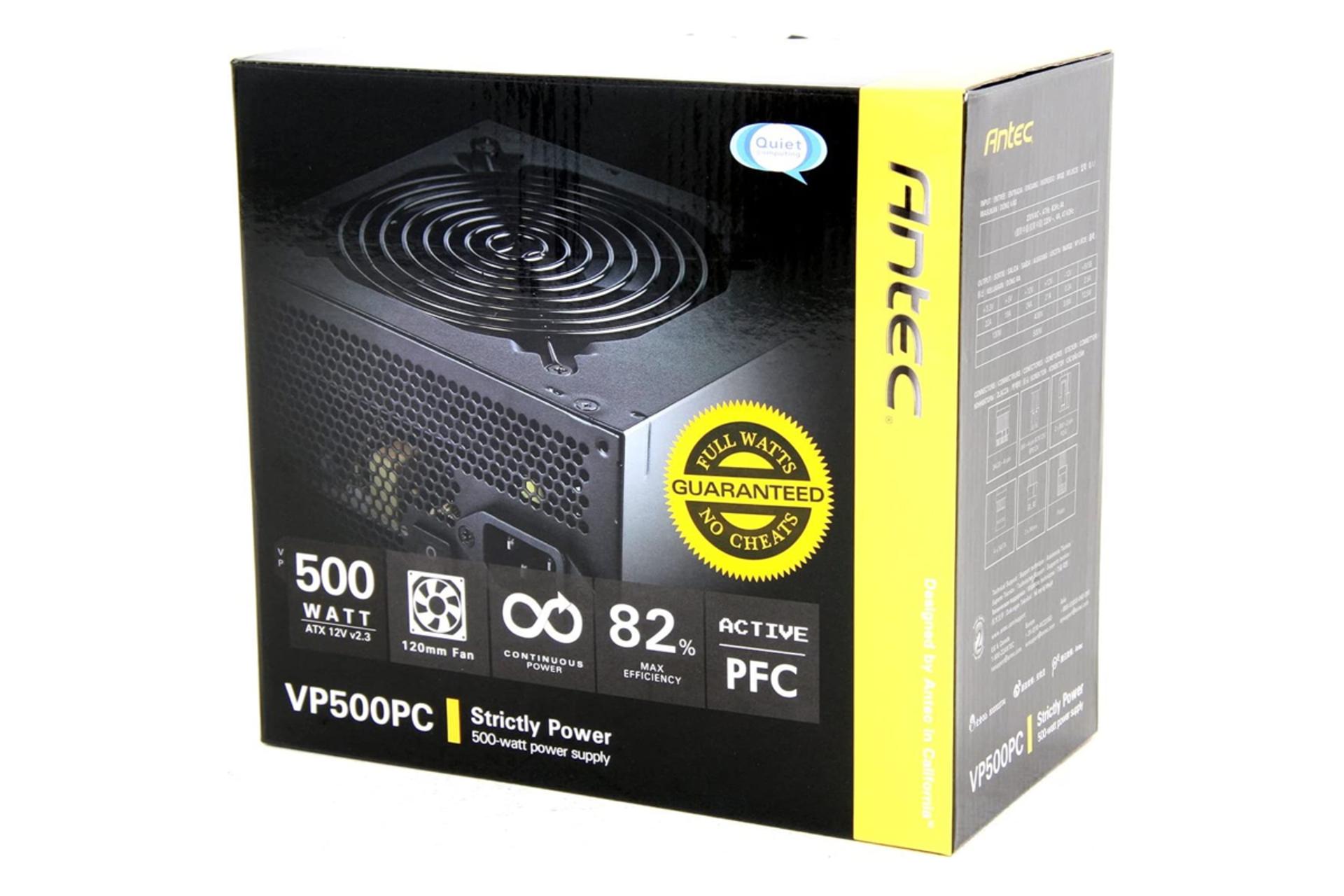 پاور کامپیوتر انتک Antec VP500PC با توان 500 وات