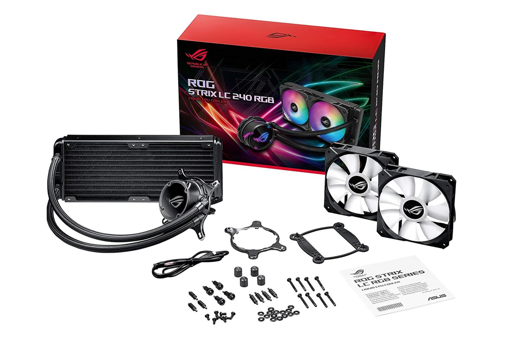 اقلام همراه خنک کننده مایع ایسوس ROG STRIX LC 240 RGB
