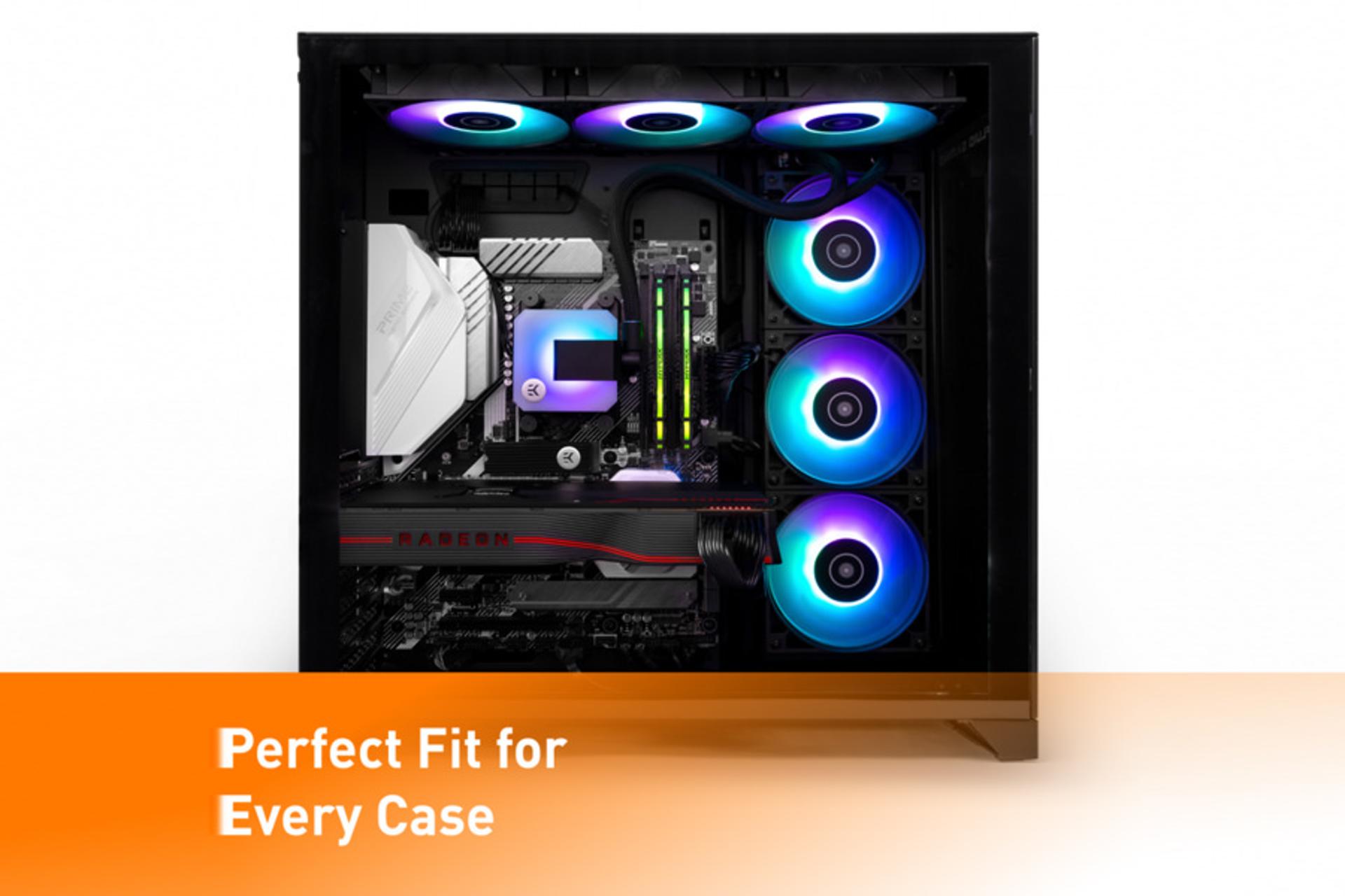 خنک کننده مایع ای کی دبلیو EK-AIO 240 D-RGB داخل کیس