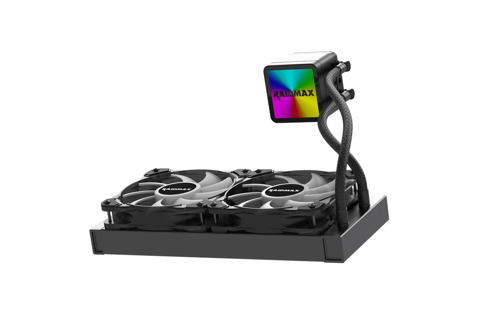 نمای جانبی خنک کننده مایع ریدمکس Tornado LC240 ARGB