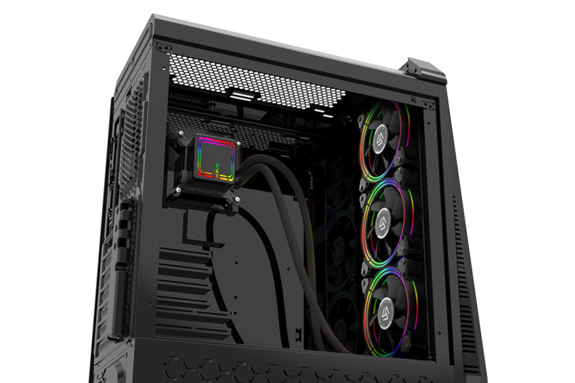 خنک کننده مایع الس آی HALO H360 داخل کیس