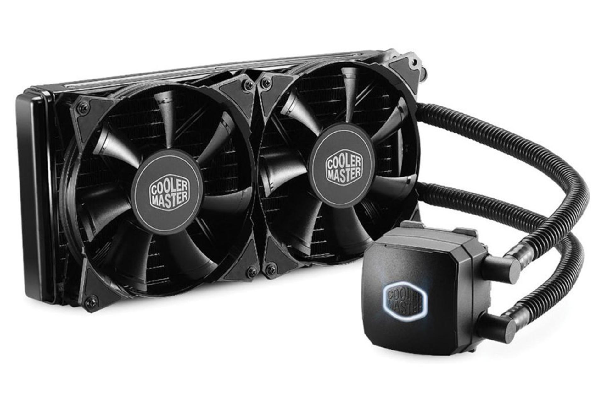 نمای چپ خنک کننده مایع کولر مستر Nepton 280L