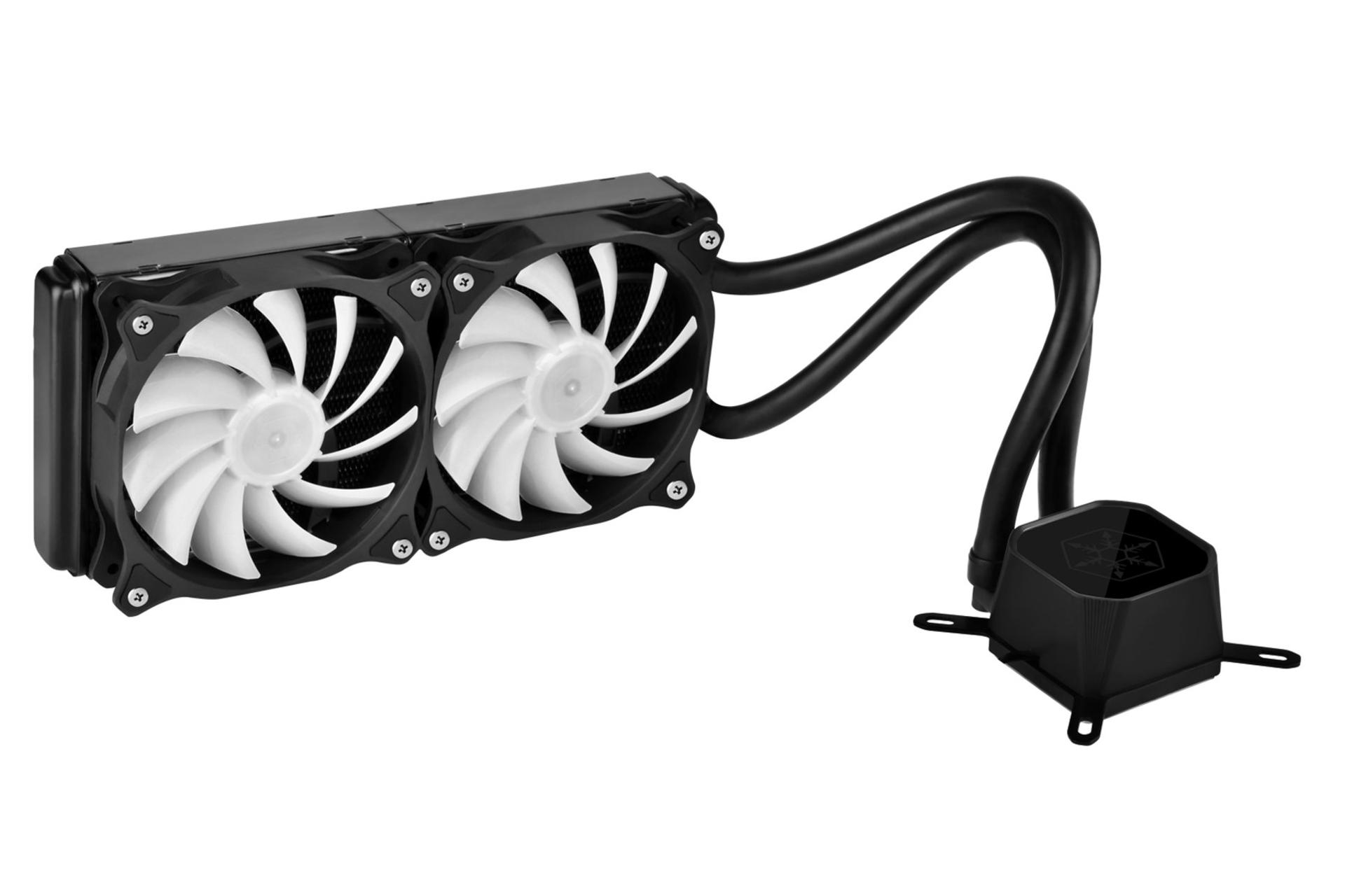 خنک کننده مایع سیلور استون TD02-RGB در حالت خاموش