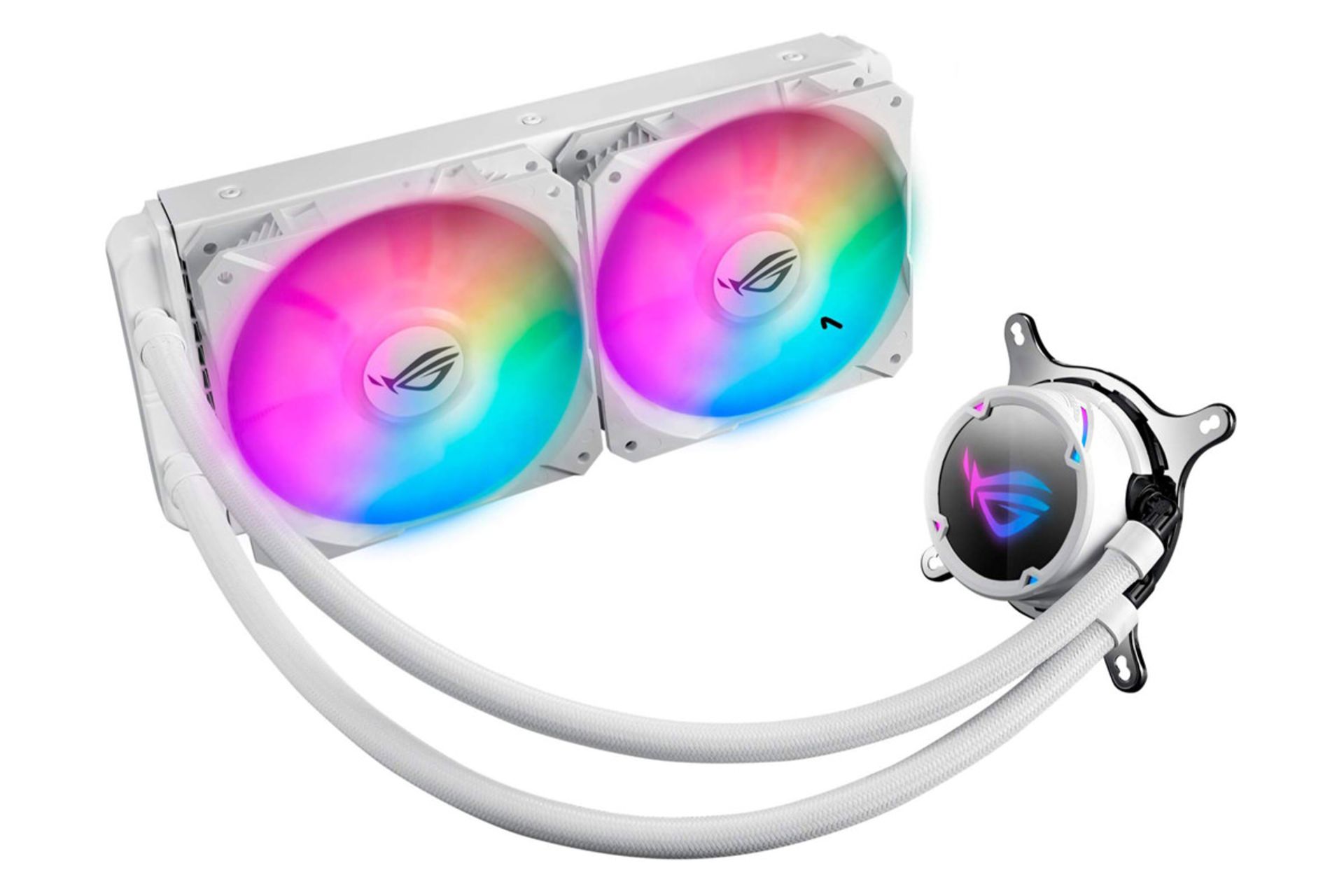 خنک کننده مایع ایسوس ROG STRIX LC 240 RGB White Edition