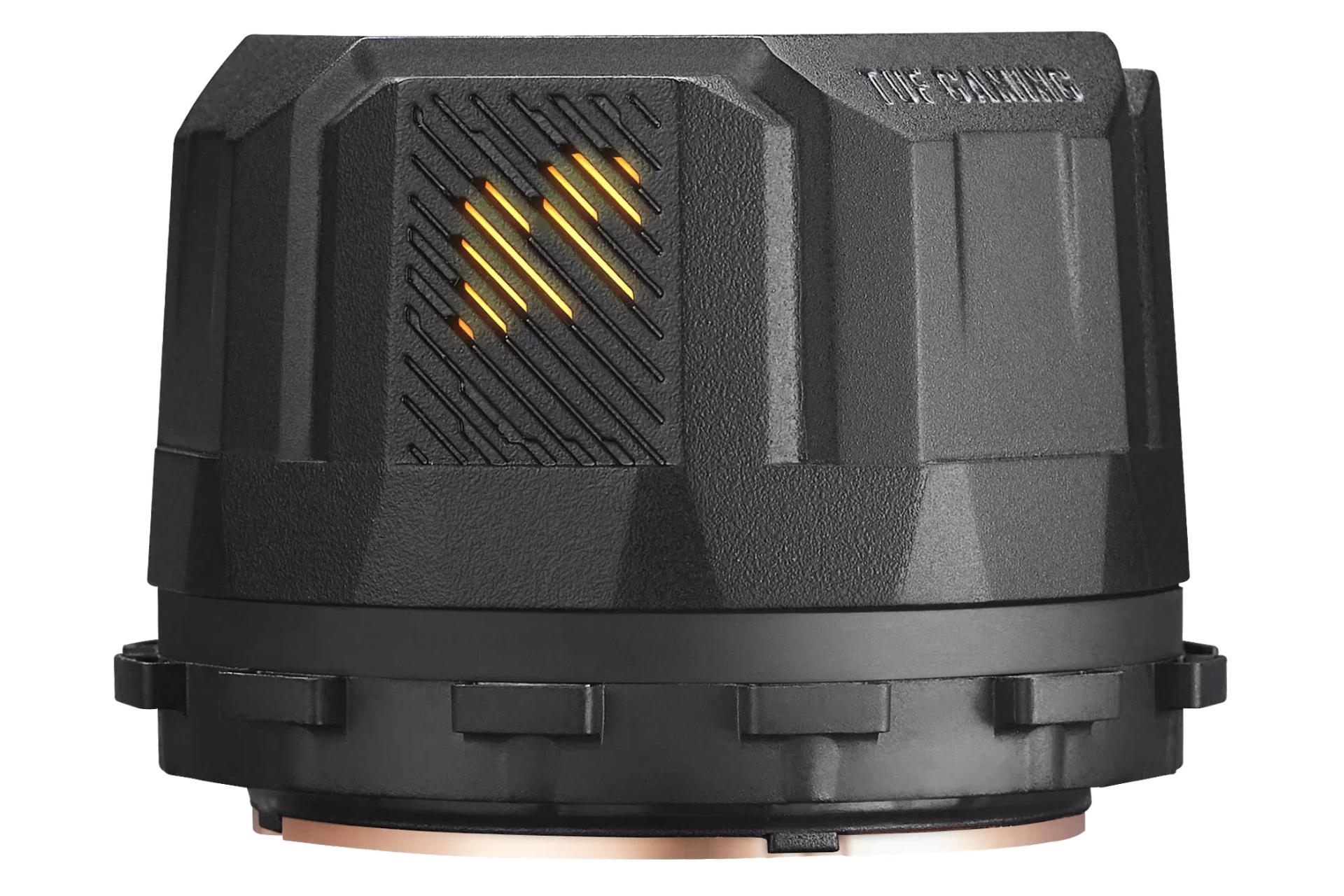 نمای جانبی پمپ خنک کننده مایع ایسوس TUF Gaming LC 120 ARGB