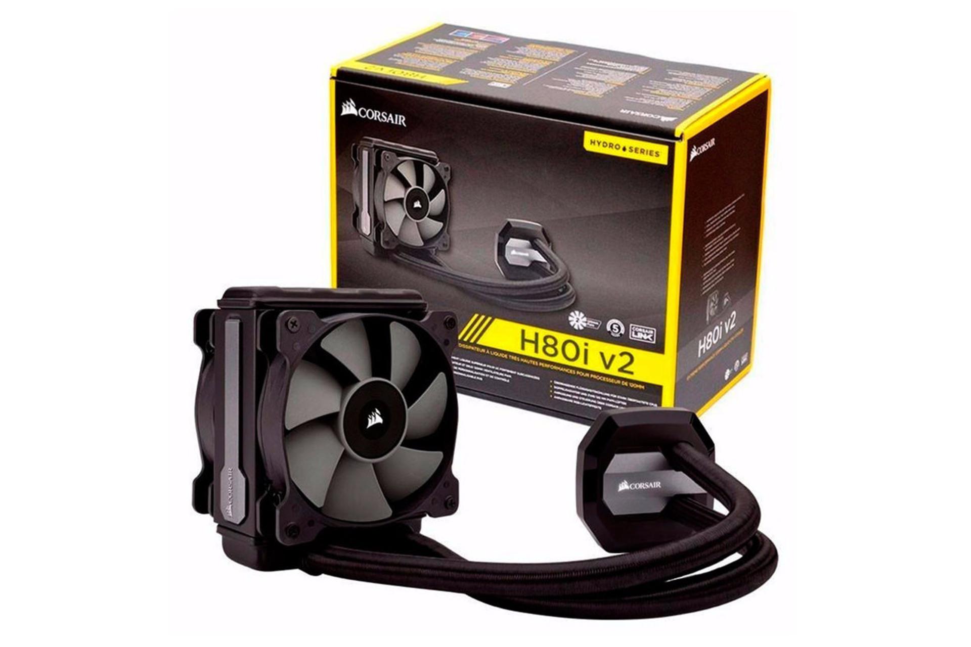 خنک کننده مایع کورسیر H80i v2 همراه جعبه