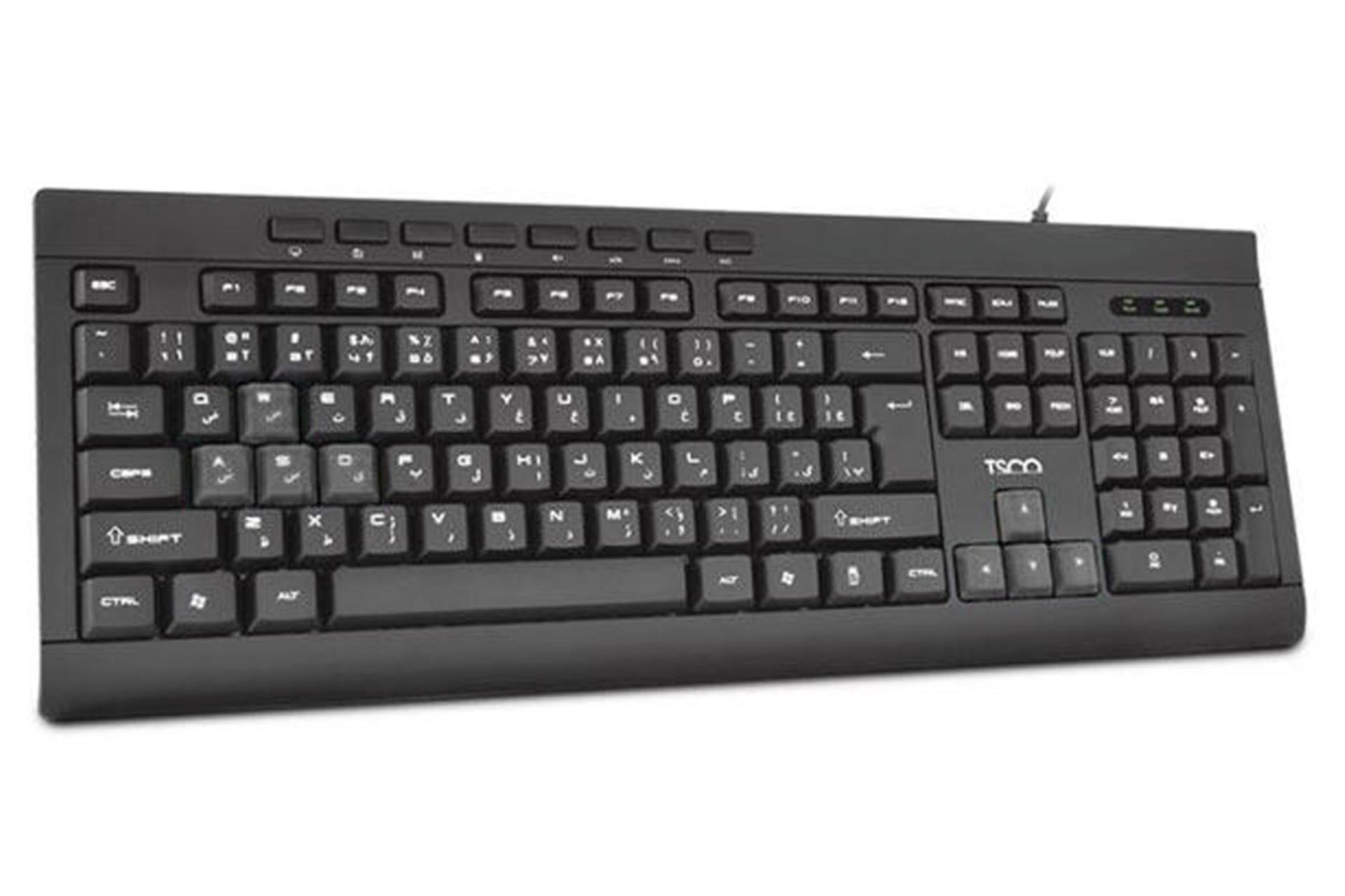 نمای جانبی کیبورد تسکو TK 8003