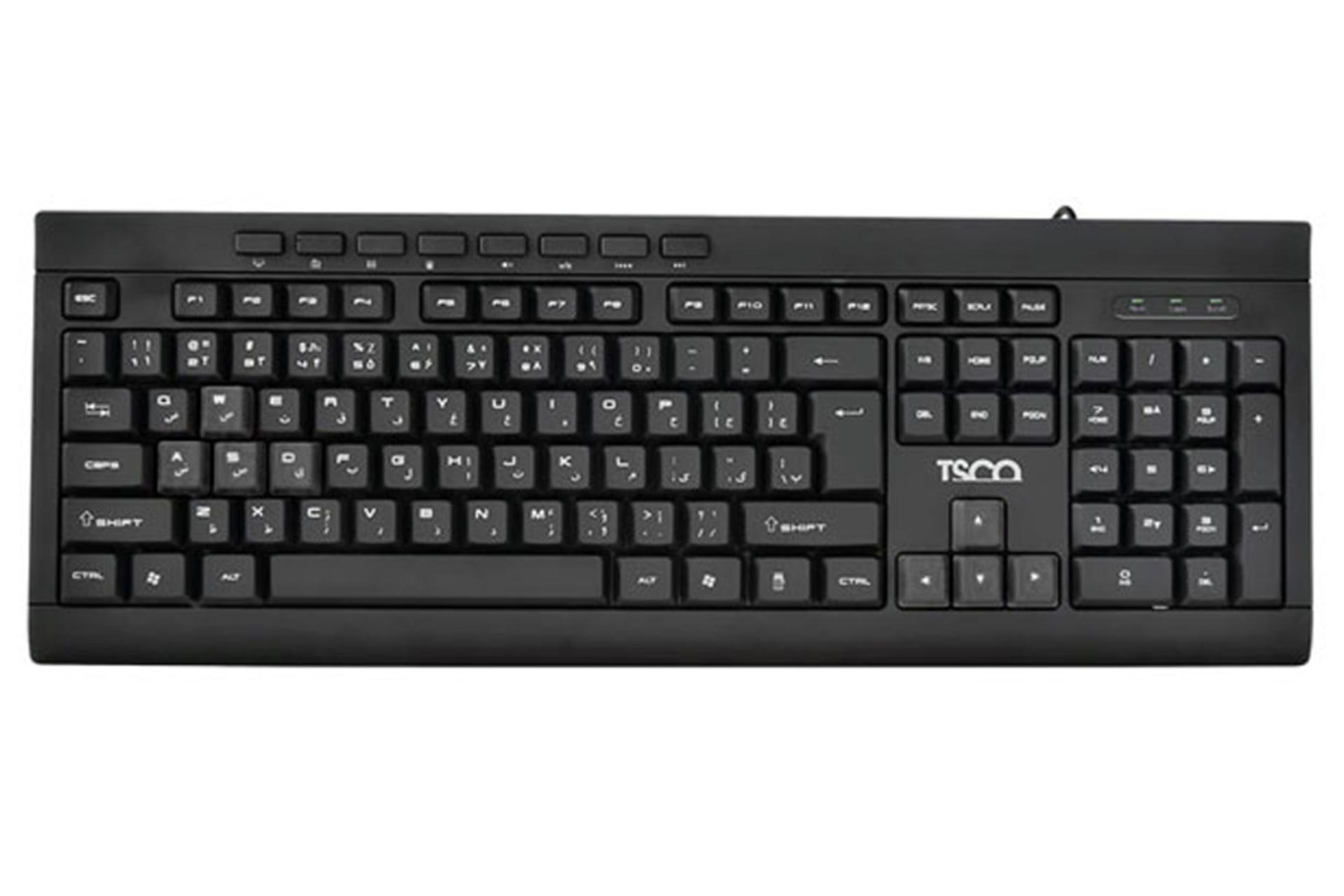 نمای روبرو کیبورد تسکو TK 8003