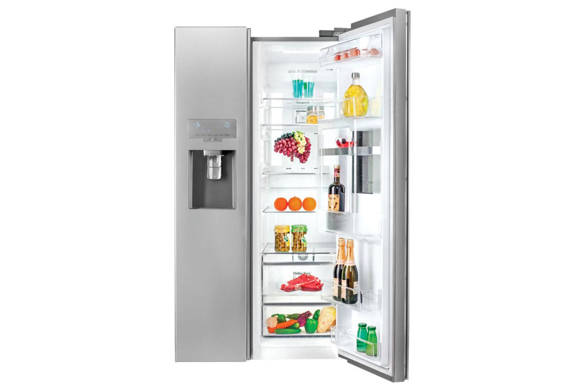 یخچال فریزر اسنوا Snowa SN8-2350SS درب باز شده