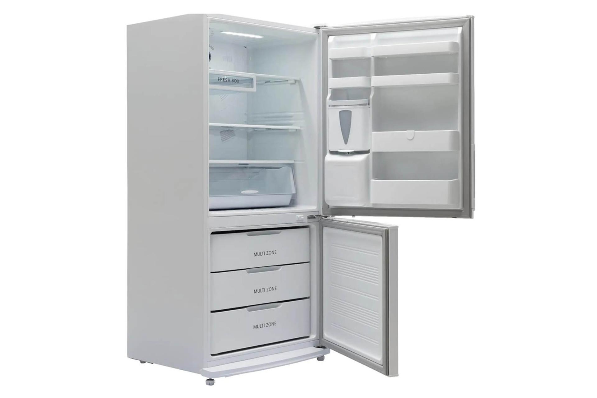 یخچال فریزر اسنوا Snowa S4-0262SW درب باز شده