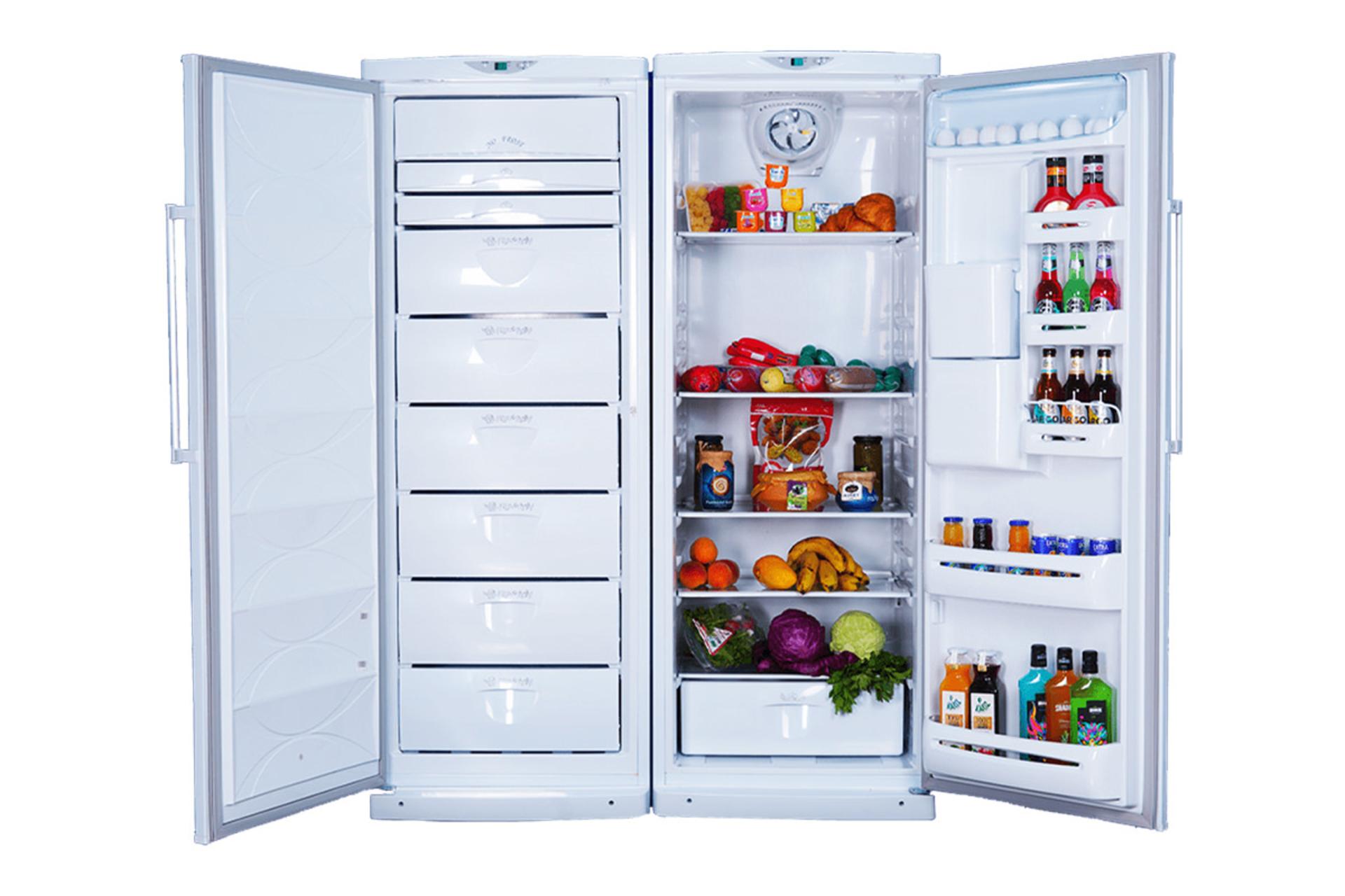 فضای داخل یخچال فریزر آزمایش Azmayesh RoyalT 2265