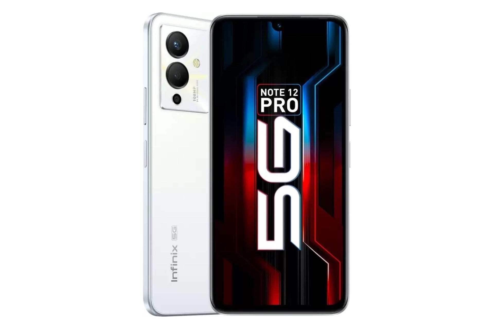 Infinix Note 12 Pro 5G / گوشی موبایل نوت 12 پرو اینفینیکس 5G سفید