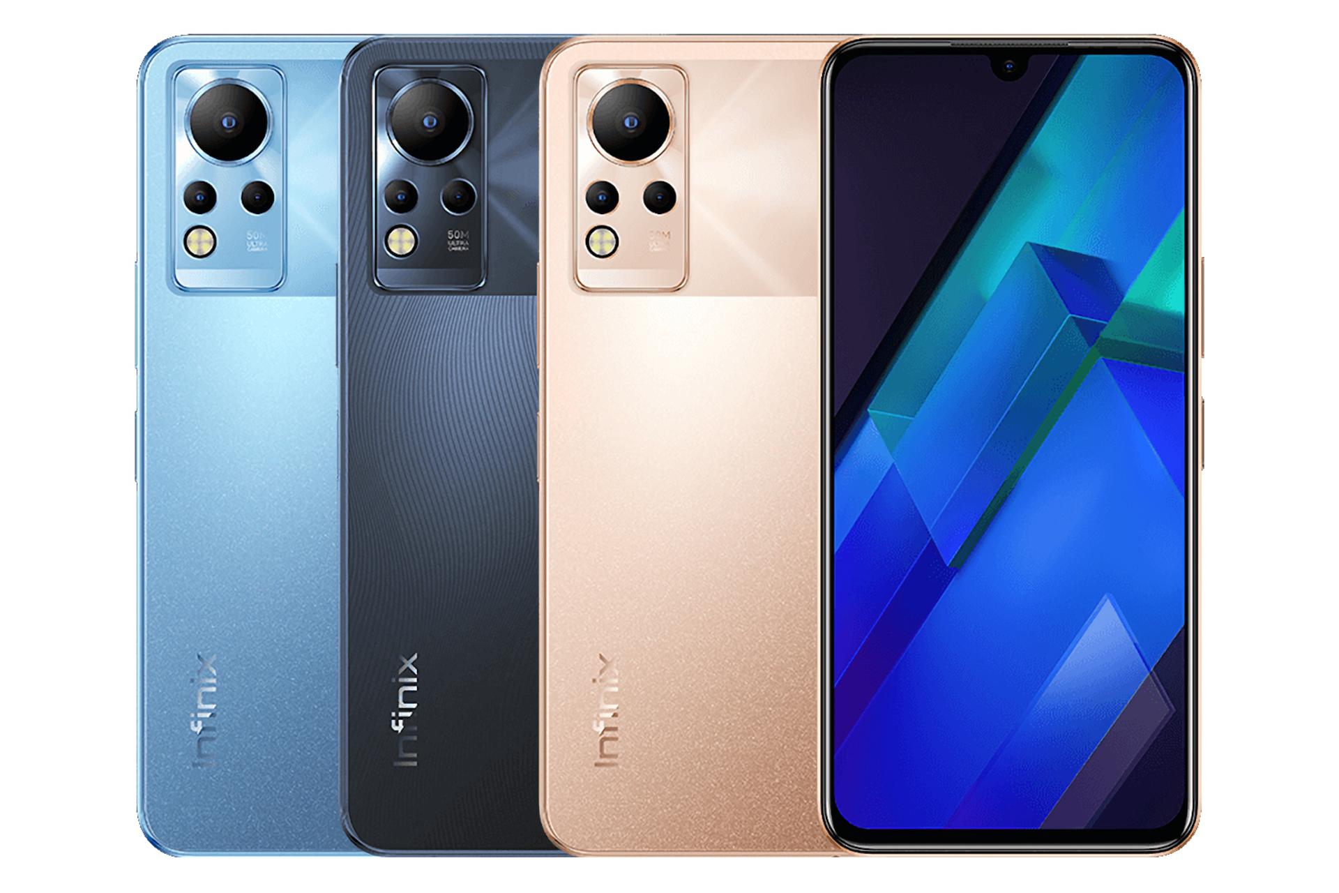 رنگ های مختلف گوشی موبایل اینفینیکس Infinix Note 12