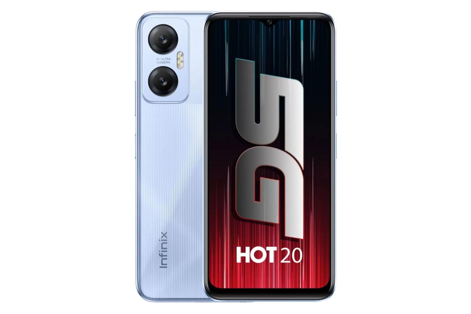 گوشی موبایل اینفینیکس Infinix Hot 20 5G آبی